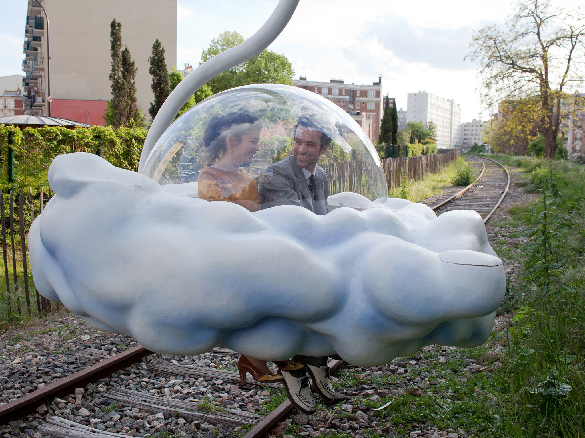 Romain Duris and Audrey Tautou in 'Moon Indigo'