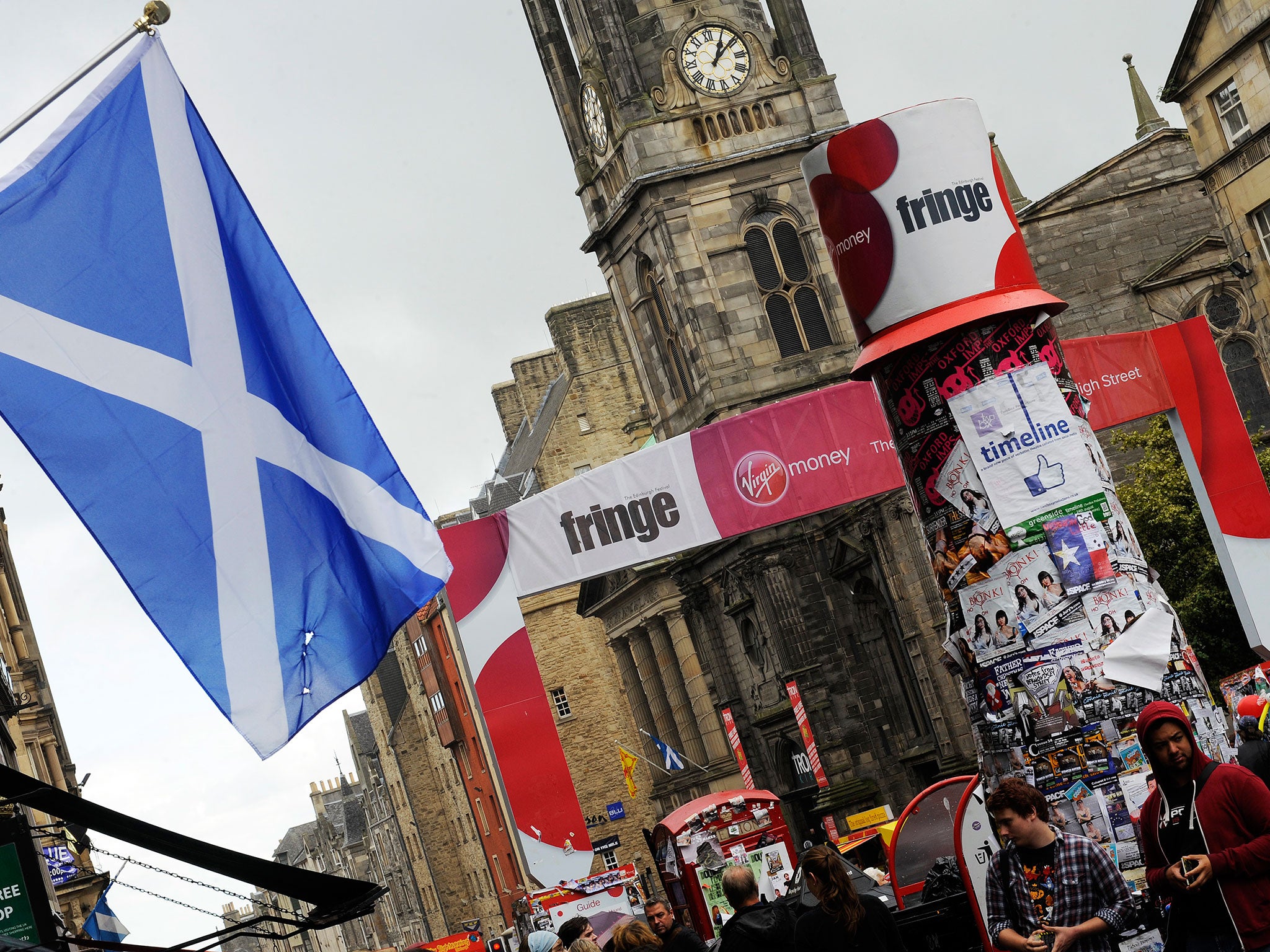 The show was being performed at the Edinburgh Festival Fringe