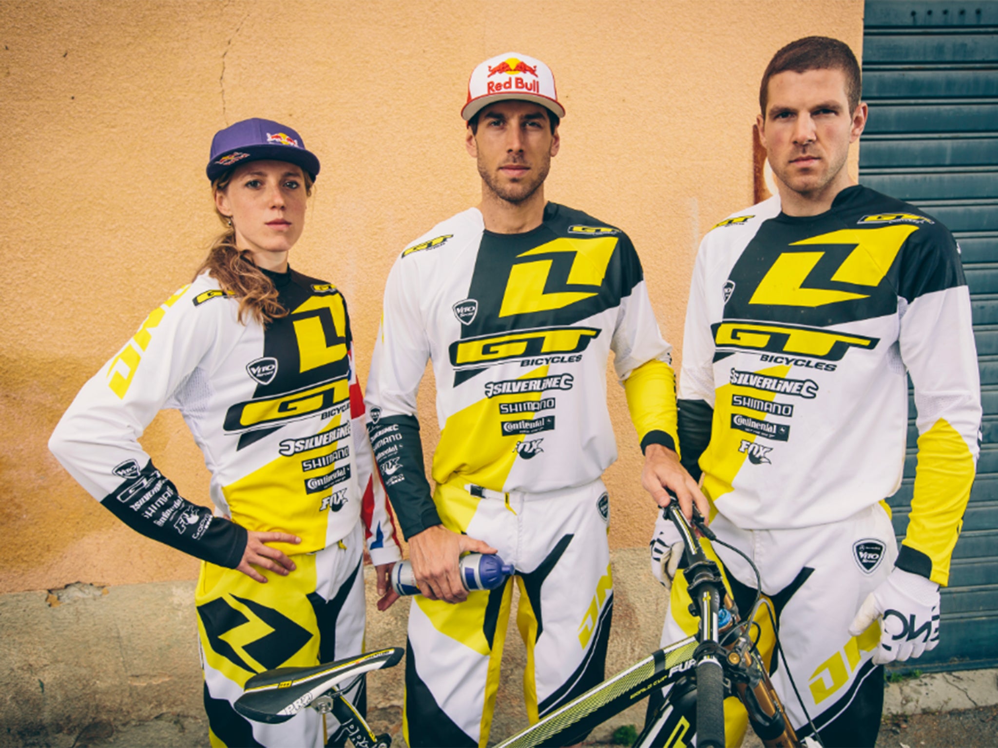 Rachel, Gee and Dan Atherton (right), who live and train together in north Wales