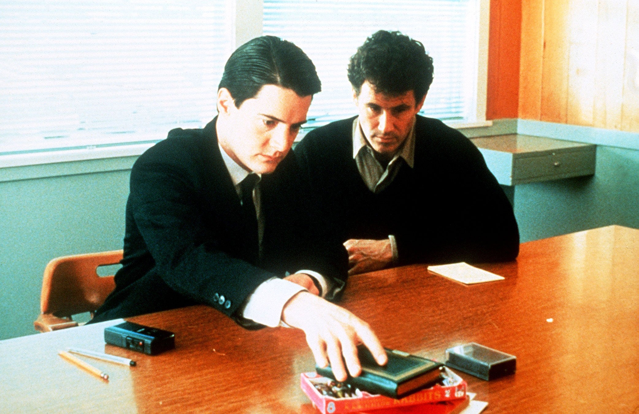 Hitting the heights: Kyle MacLachlan and Michael Ontkean in ‘Twin Peaks’