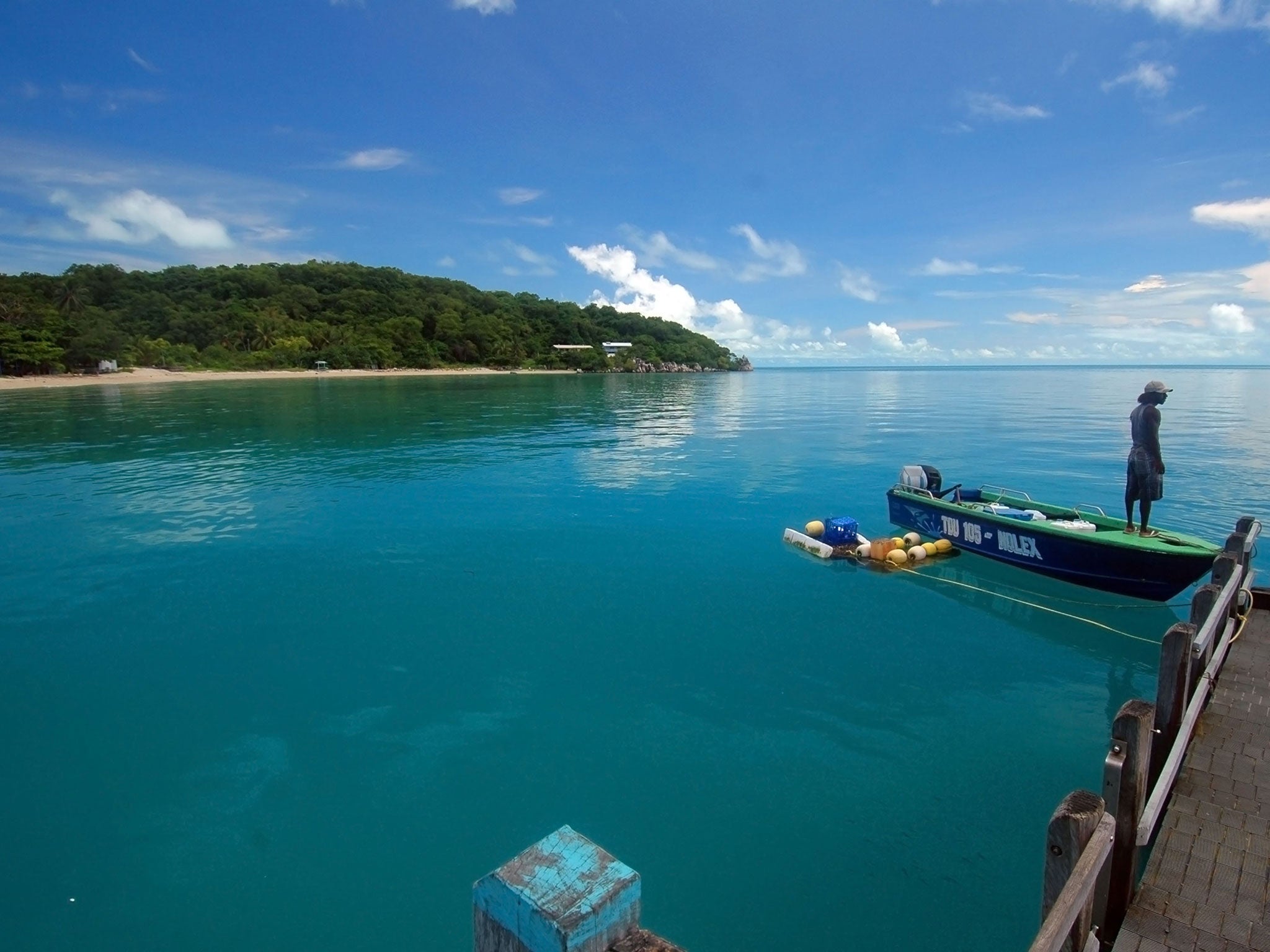 The low-lying islands of the Torres Strait, such as Yam
Island, are at risk of becoming uninhabitable