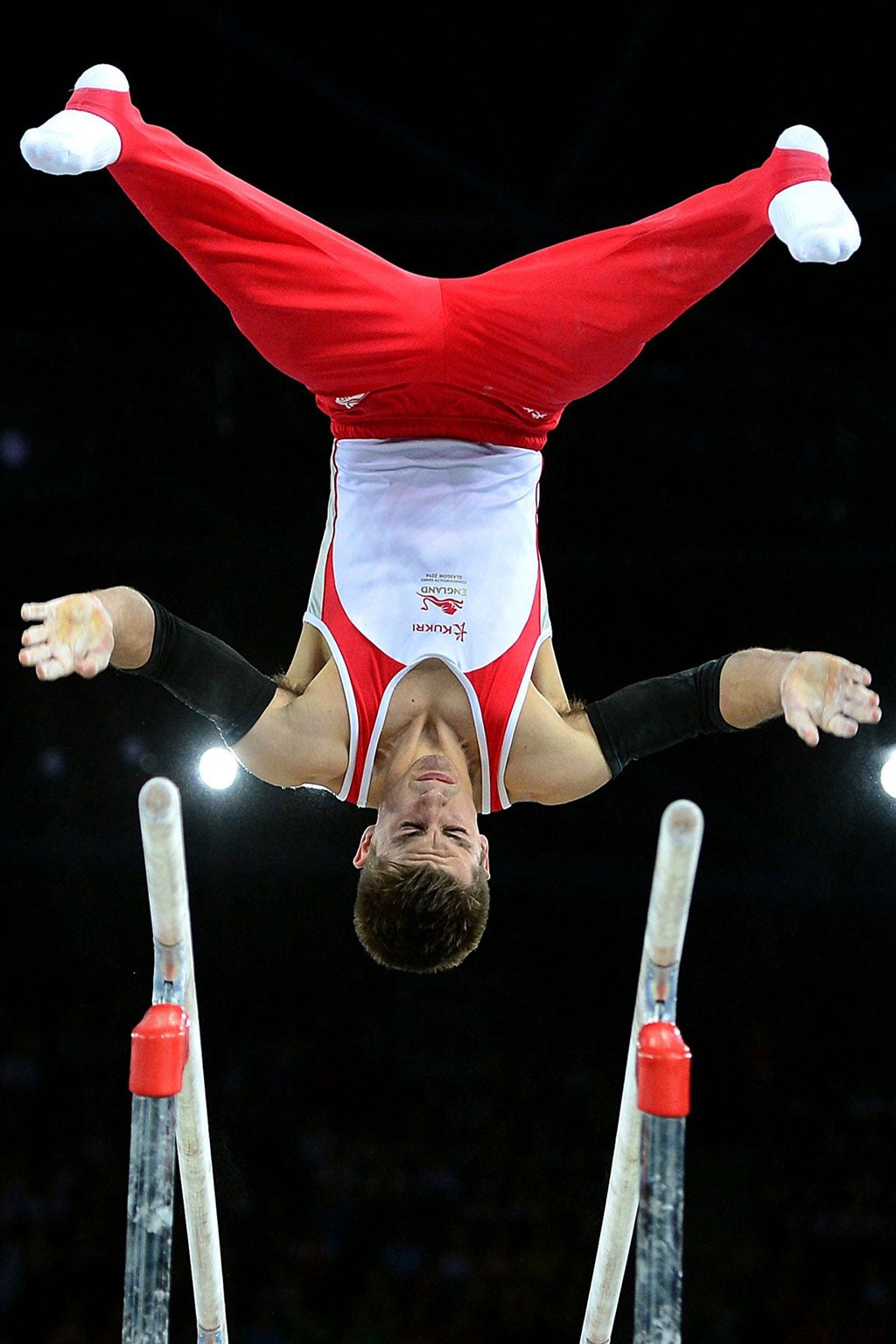 Max Whitlock trying out his latest moves