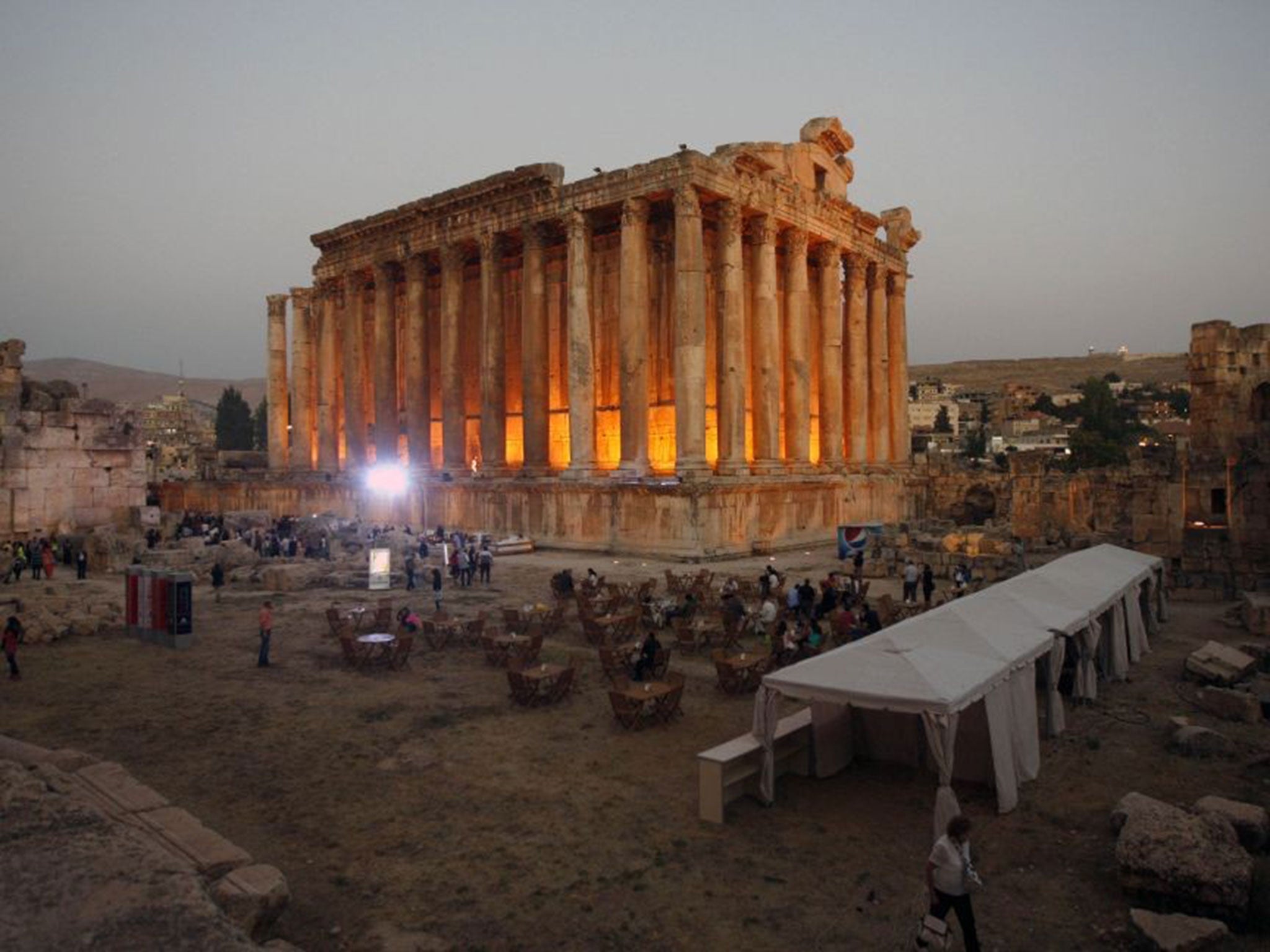 One of the town’s Roman temple