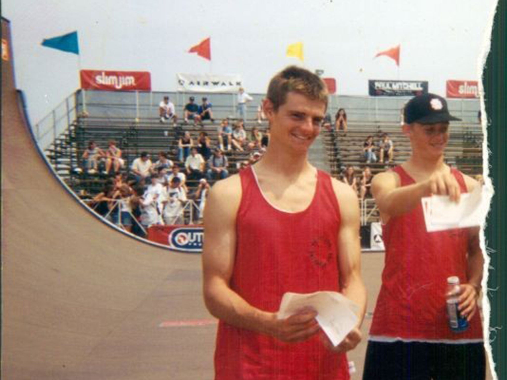 All This Mayhem: Tas Pappas, with his brother, Ben (right)