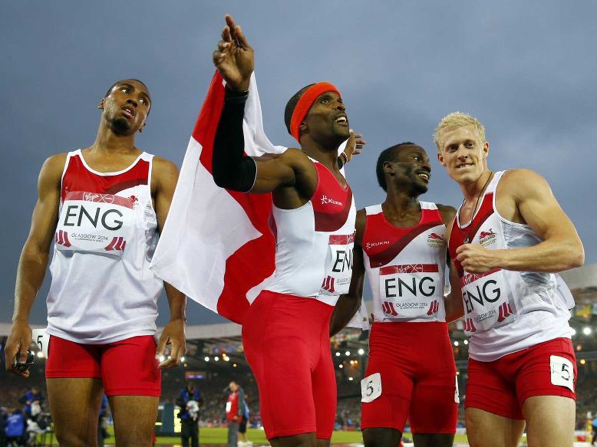 There was a surprise win for England in the 4x400 as they beat Bahamas to the gold