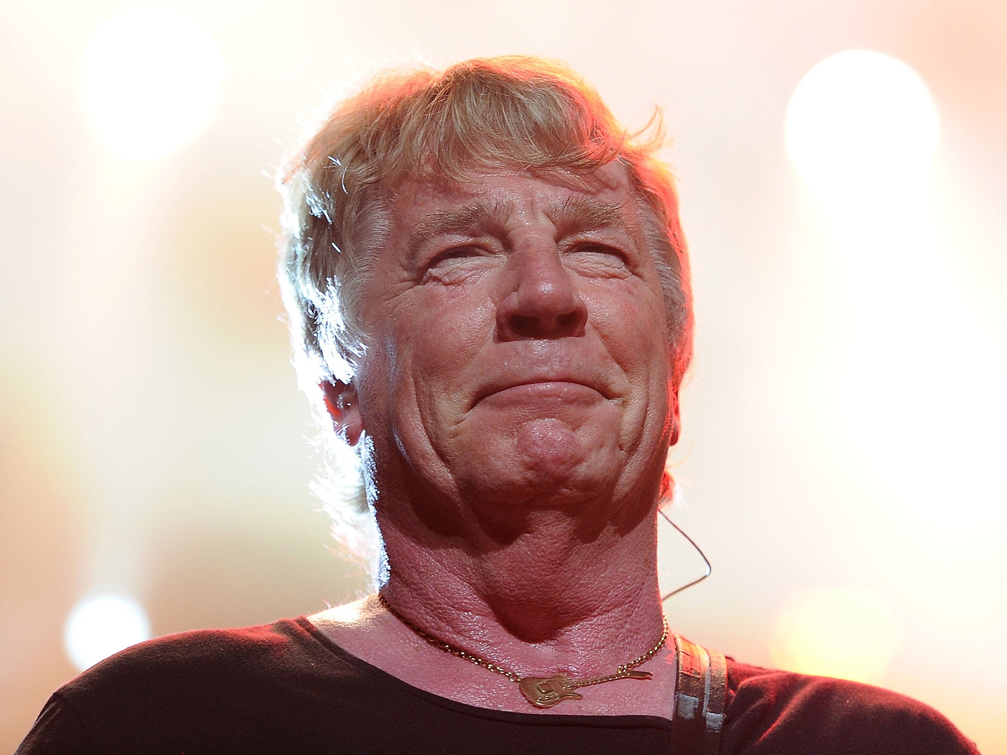 Rick Parfitt of Status Quo performs in 2013