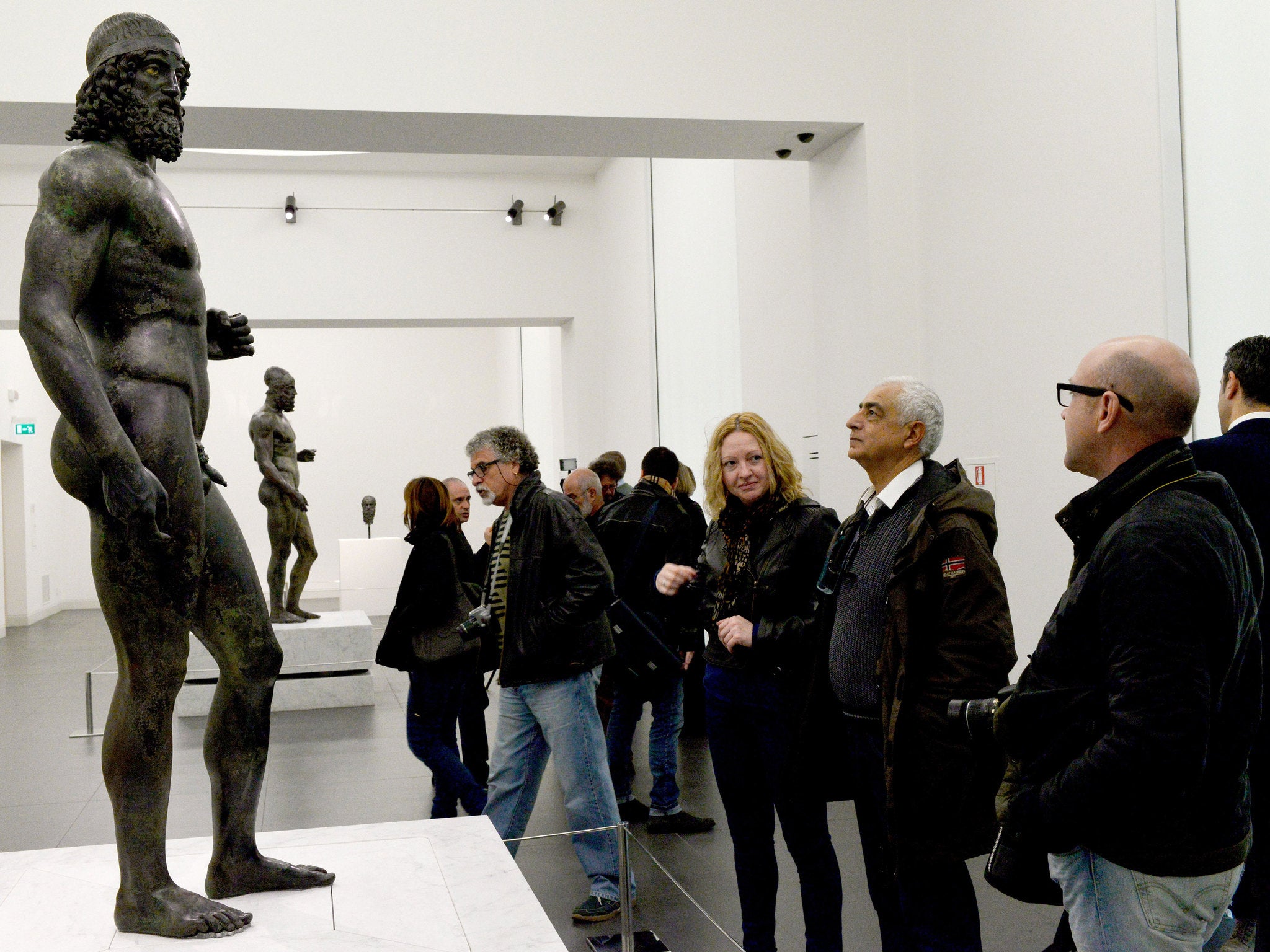 The Riace Bronzes at the Reggio Calabria National Archeological Museum