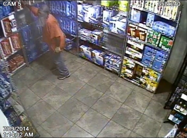 A CCTV still from the robbery (Picture: Beaufort County Sheriff's Office)