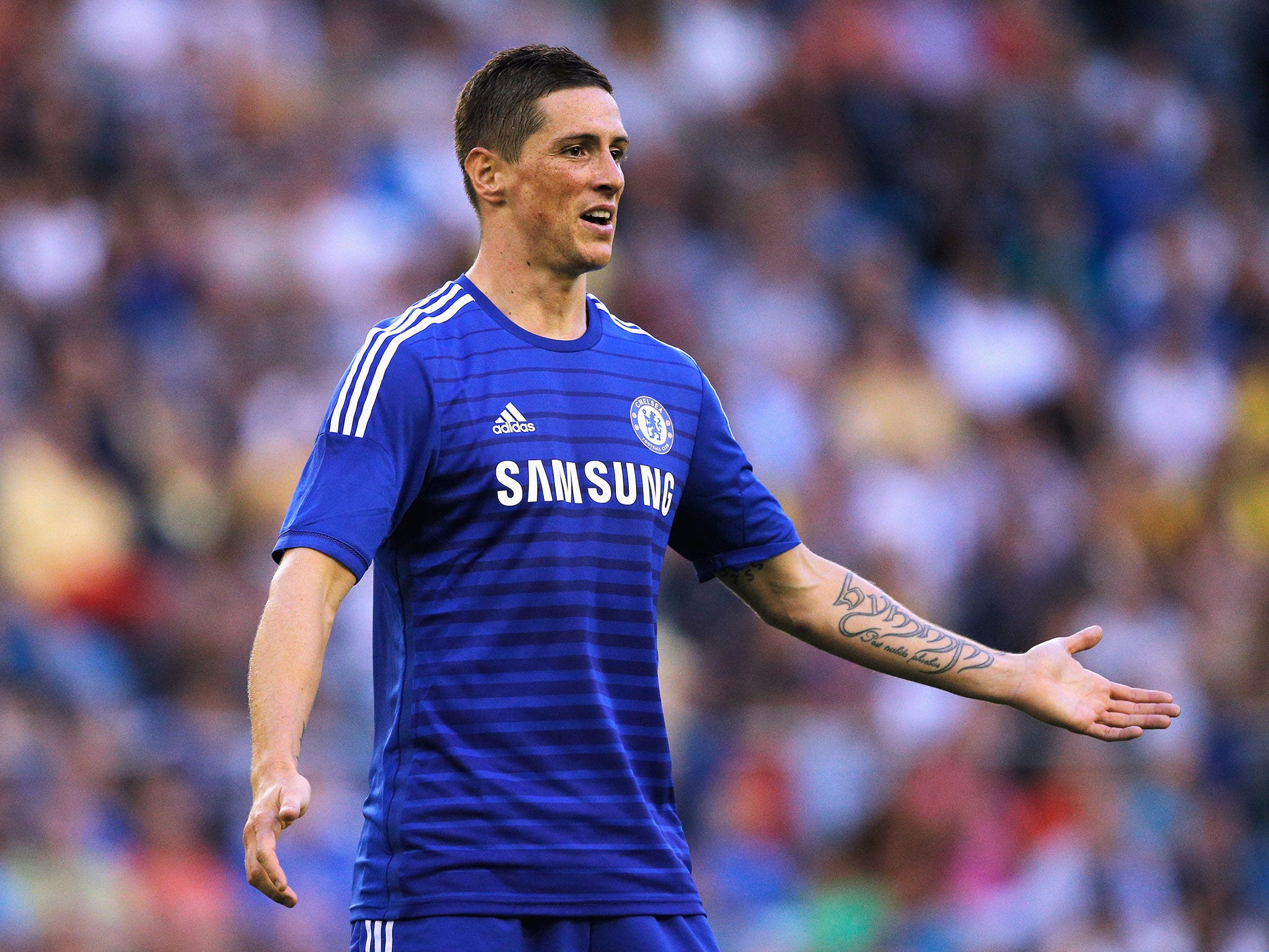 Fernando Torres missed another sitter in pre-season