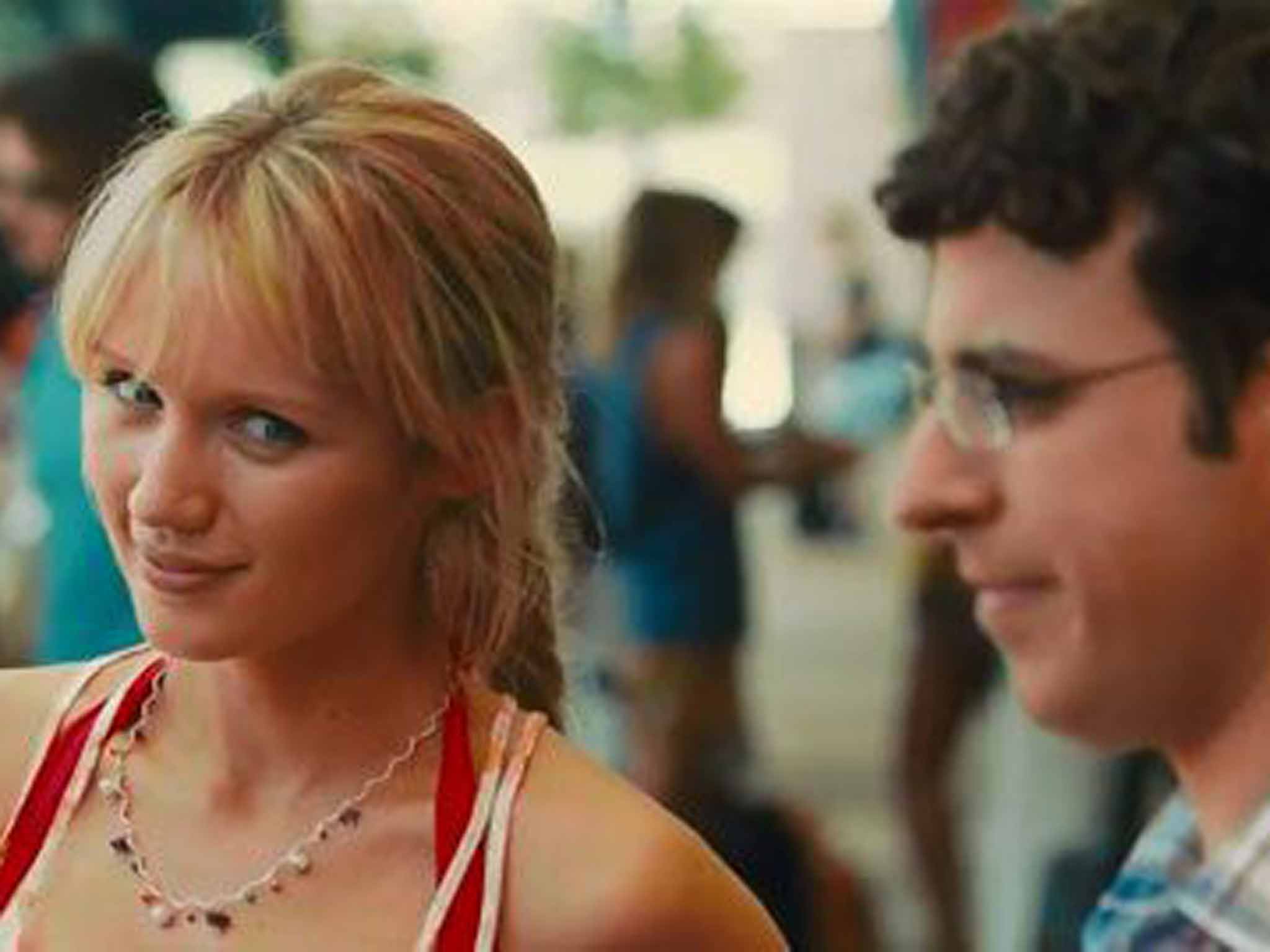 Emily Berrington with Simon Bird in 'The Inbetweeners 2'