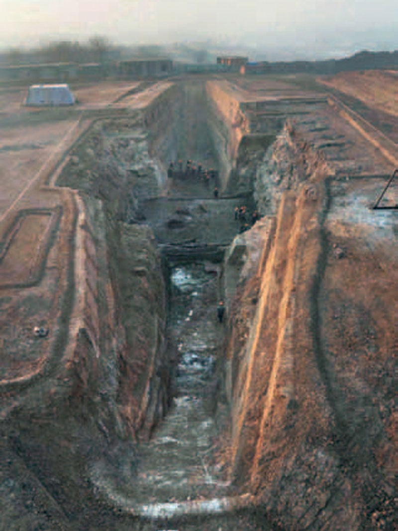 The tomb of Liu Fei, the ruler of the Jiangdu kingdom in the Chinese empire