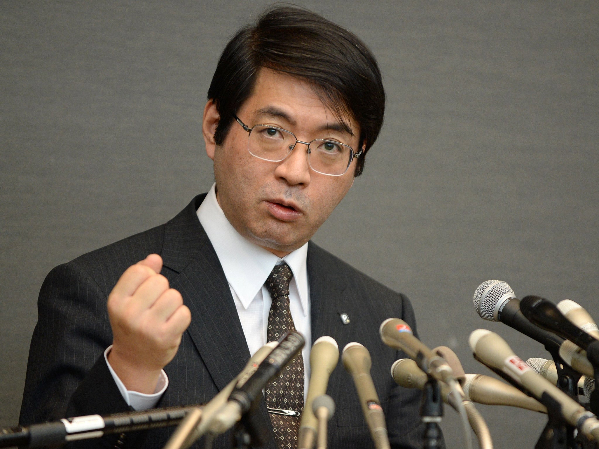 Yoshiki Sasai, pictured in Tokyo in April