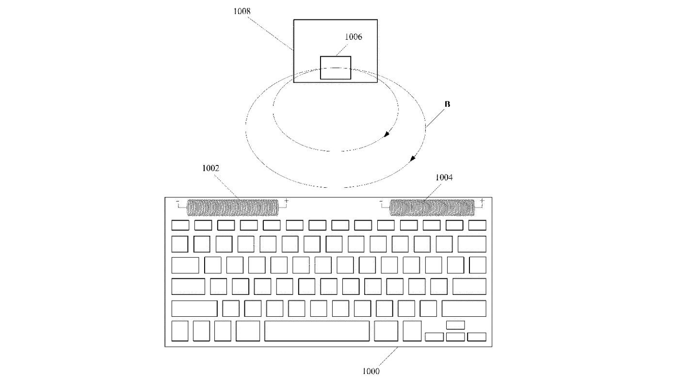 An image from the patent document showing the 'charging zone'.