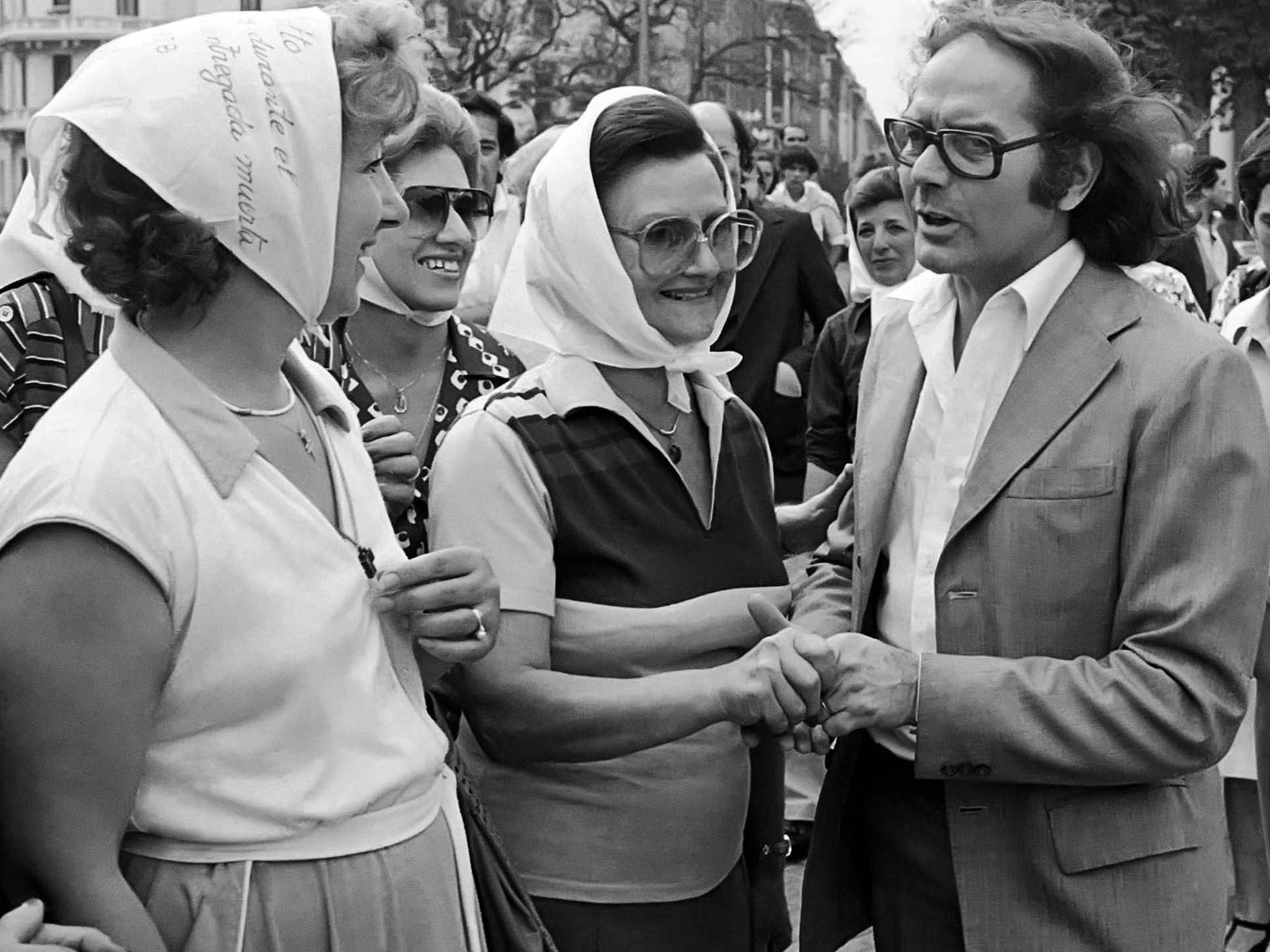 Estela de Carlotto and Rosa de Roisinblit during their 35-year search (Getty)