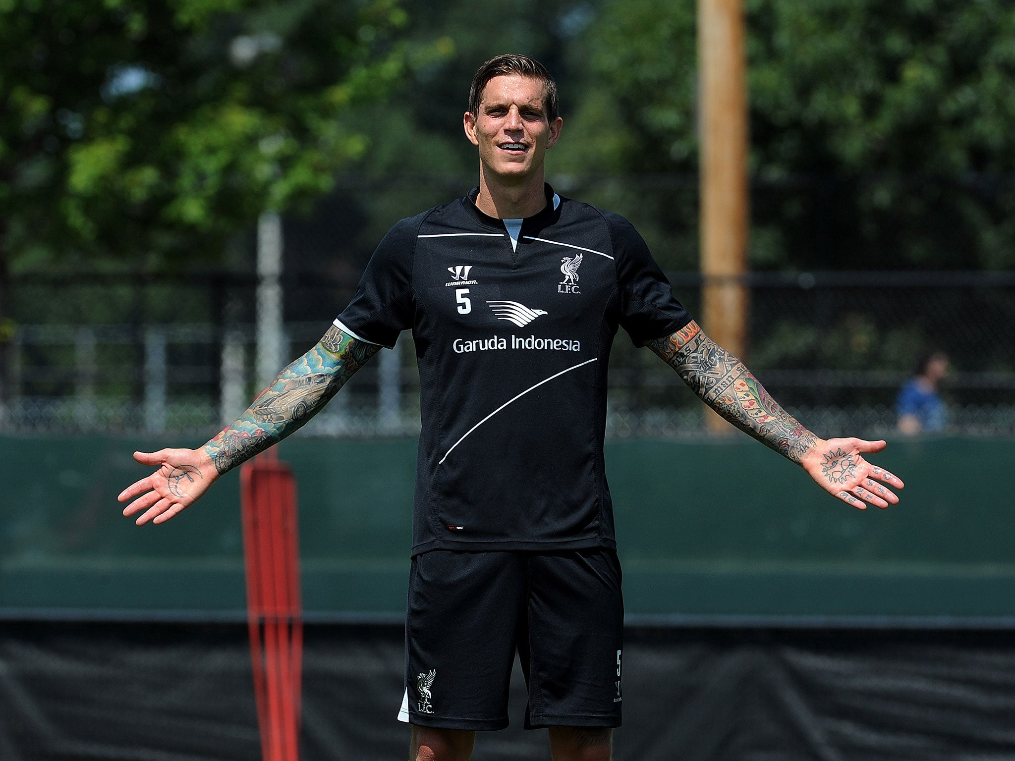 Daniel Agger played for Liverpool between 2006 and 2014