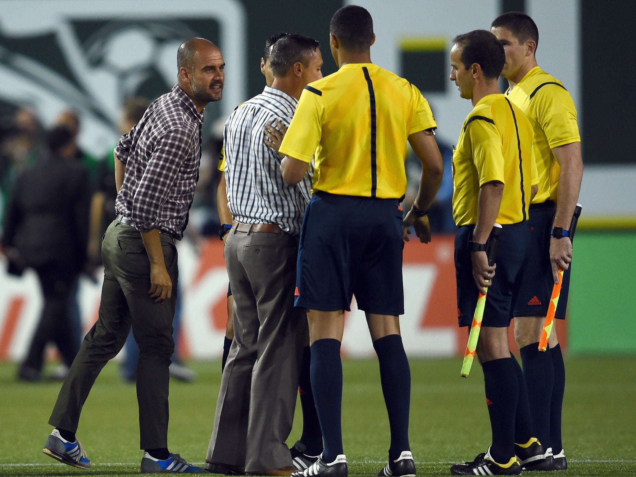 Pep Guardiola refused to shake Caleb Porter's hand after Bayern lost to the MLS All-Stars