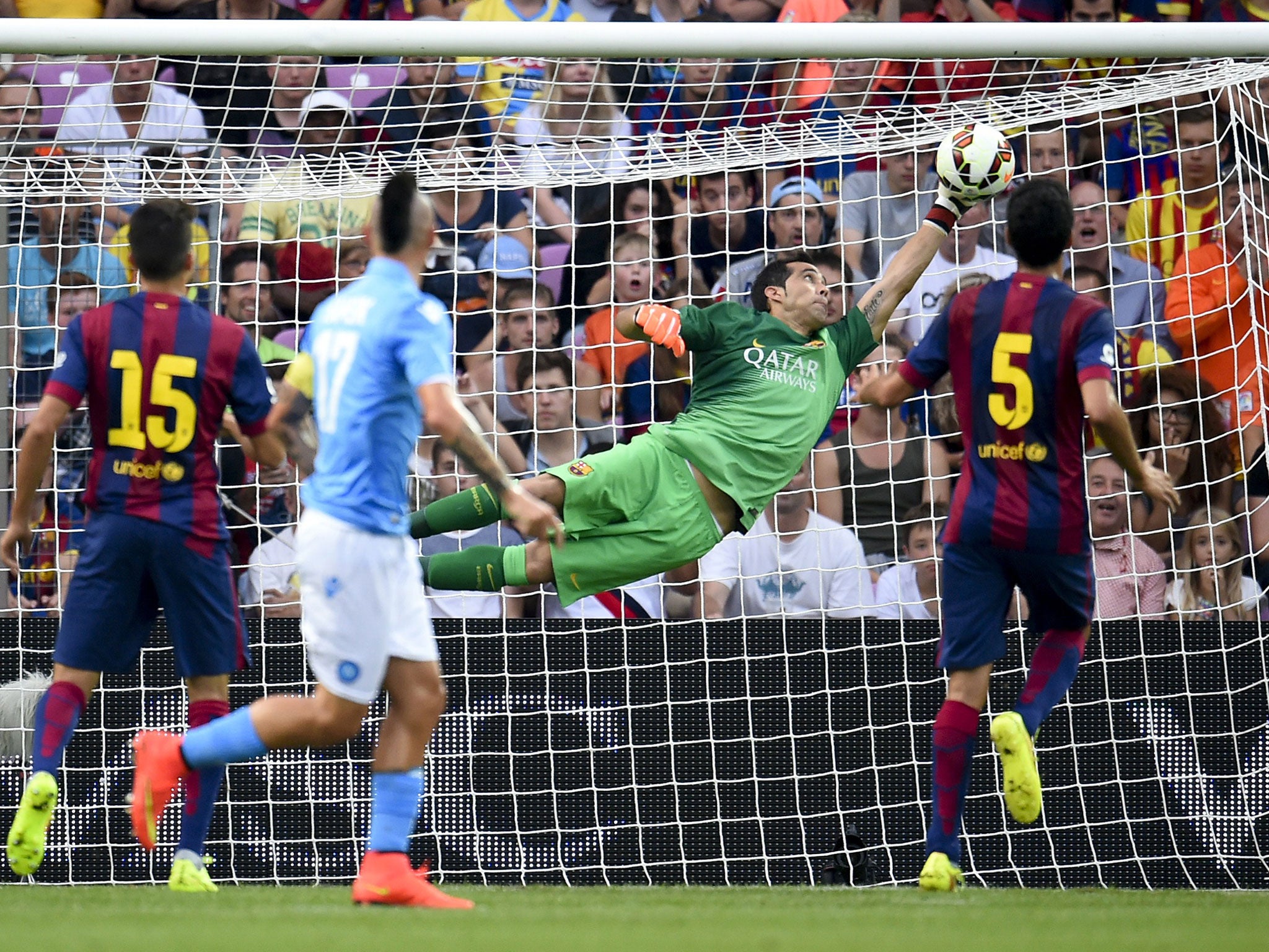 Barcelona also signed Claudio Bravo this summer