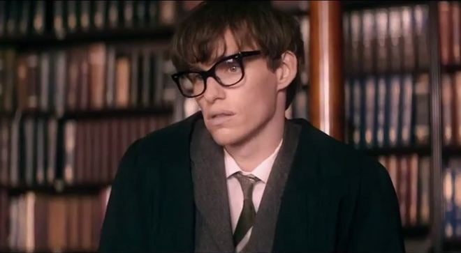 Eddie Redmayne as Stephen Hawking in The Theory of Everything