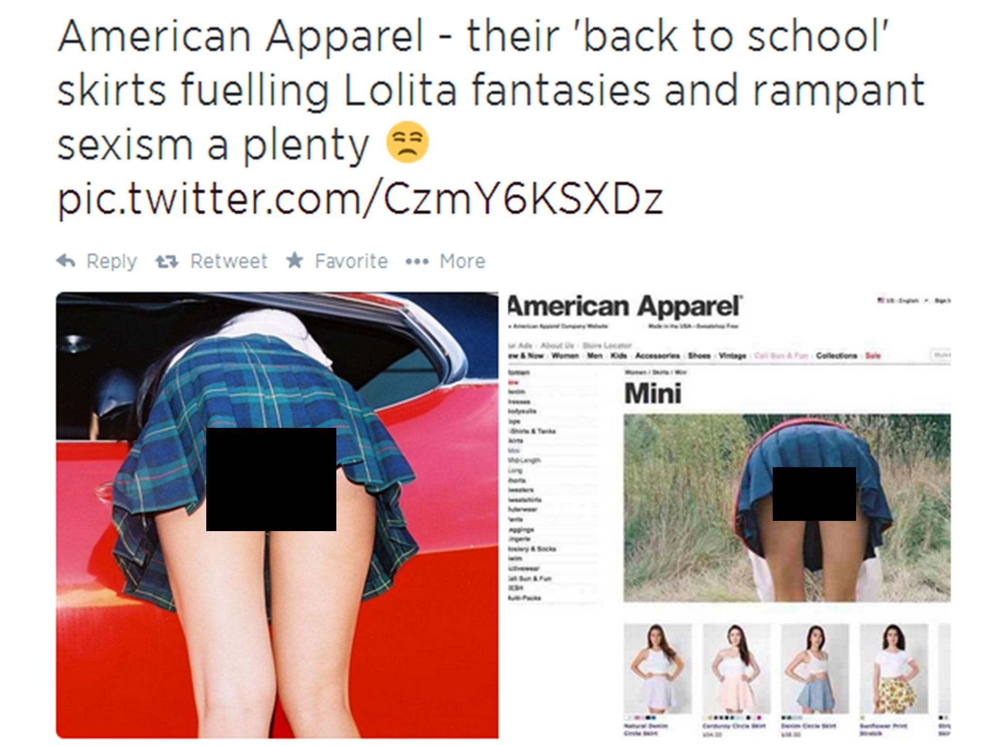 A Twitter user shared the pictures of the 'back to school' campaign