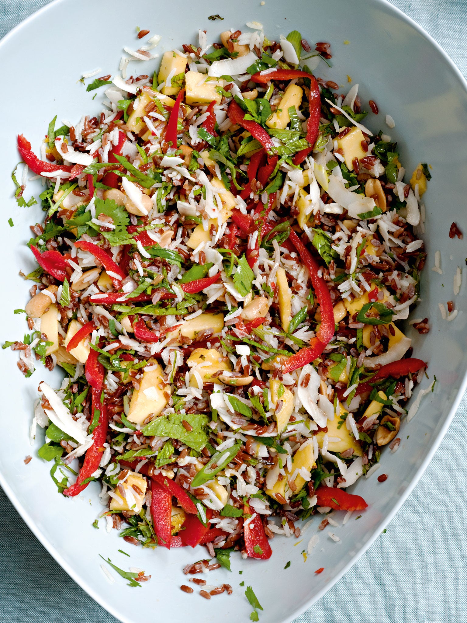 Yotam Ottolenghi's mango and coconut rice salad