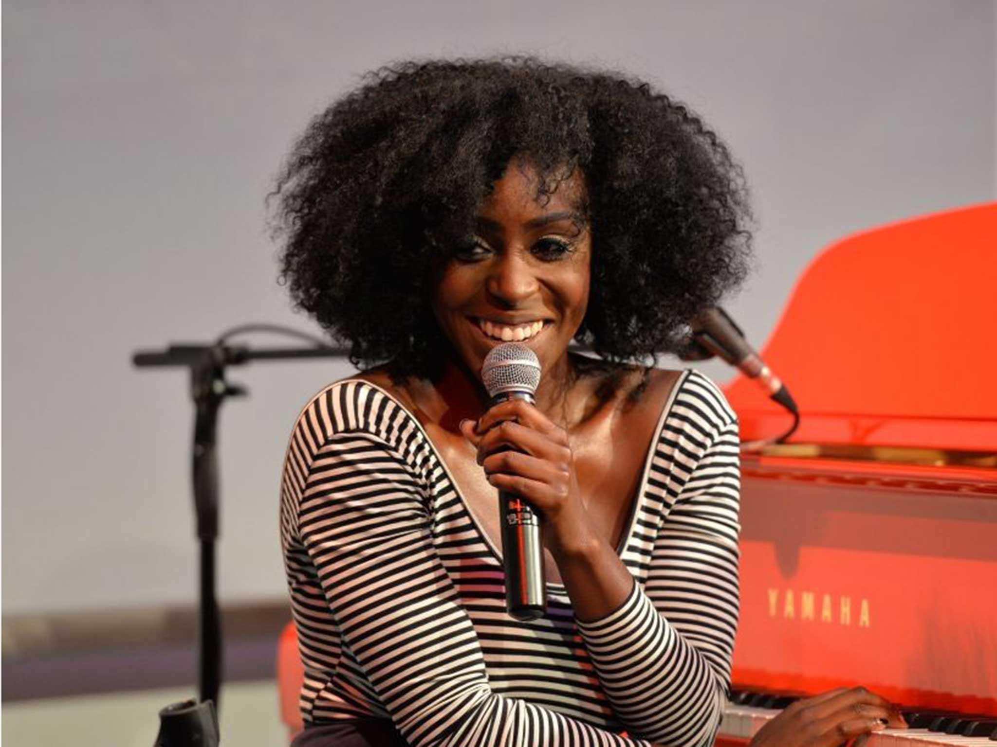 Laura Mvula gives a masterclass to young musicians at the Royal Albert Hall in July