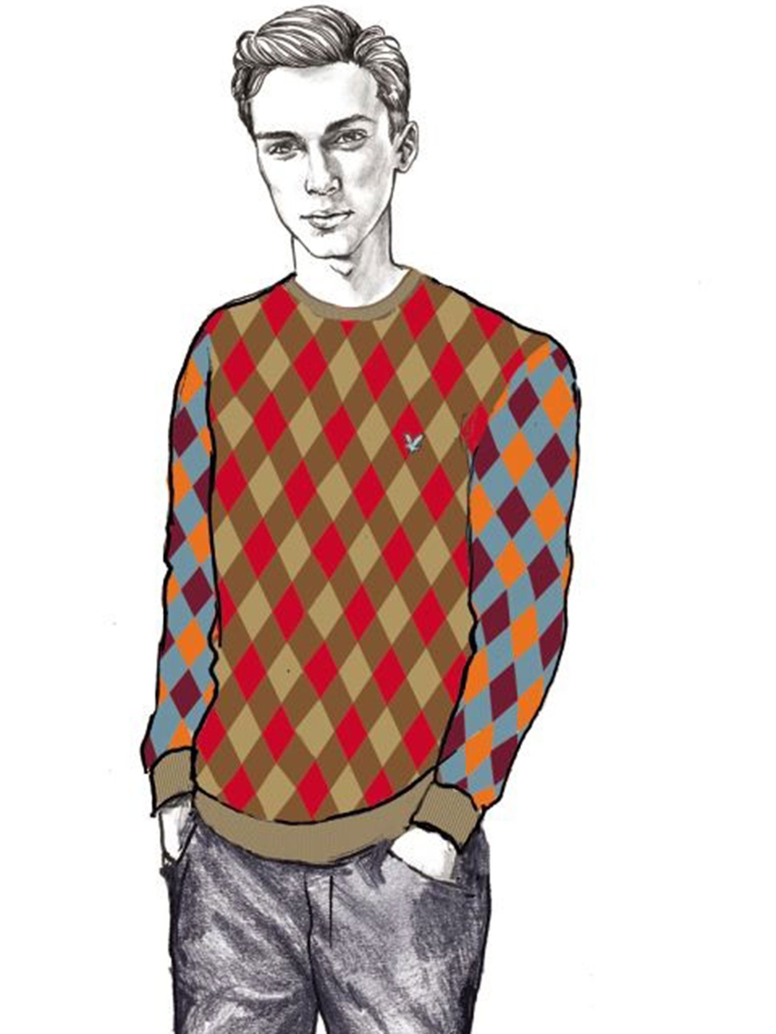 Jonathan Saunders for Lyle & Scott collection