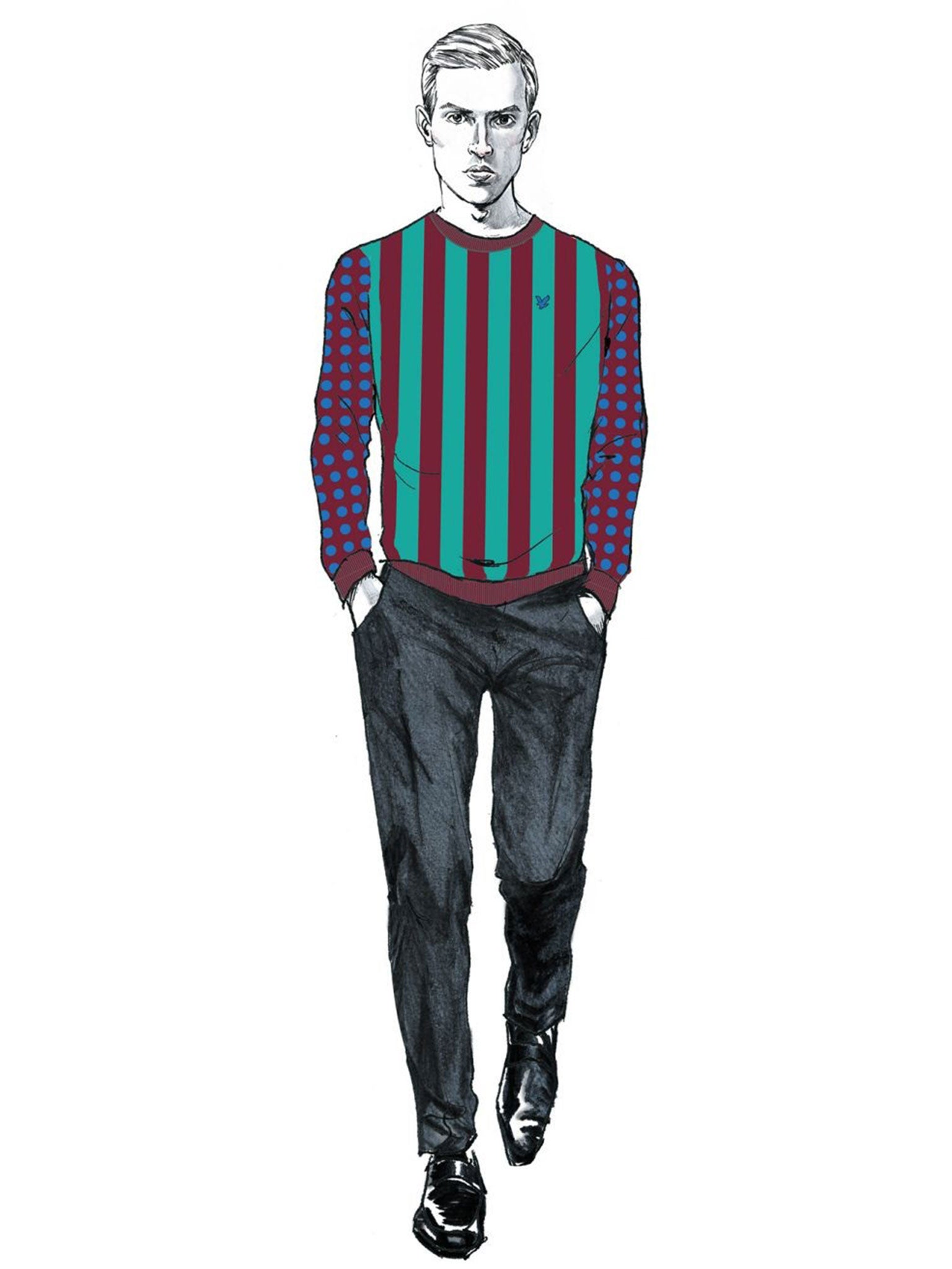 Jonathan Saunders for Lyle & Scott collection