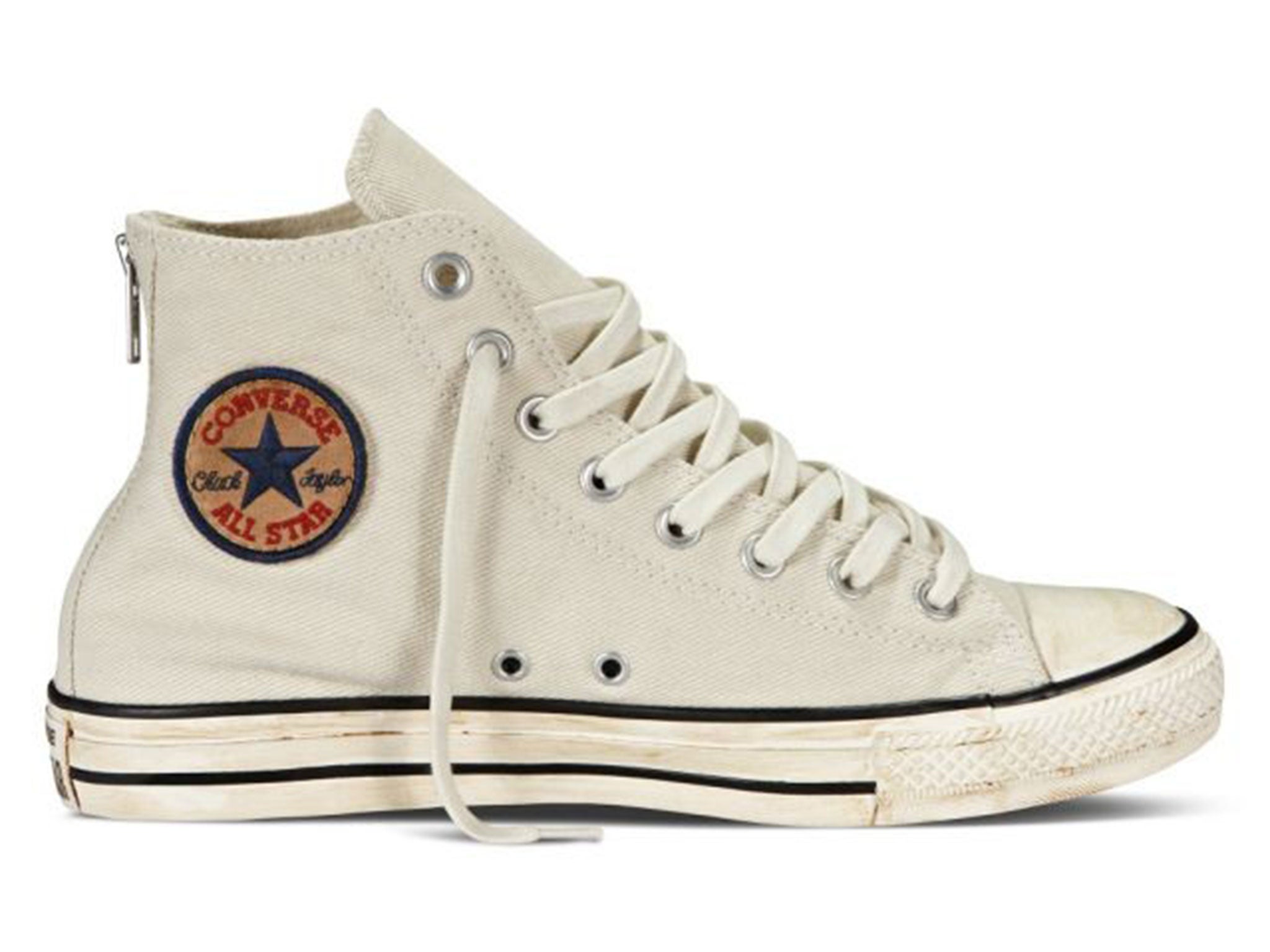 Converse with zipper