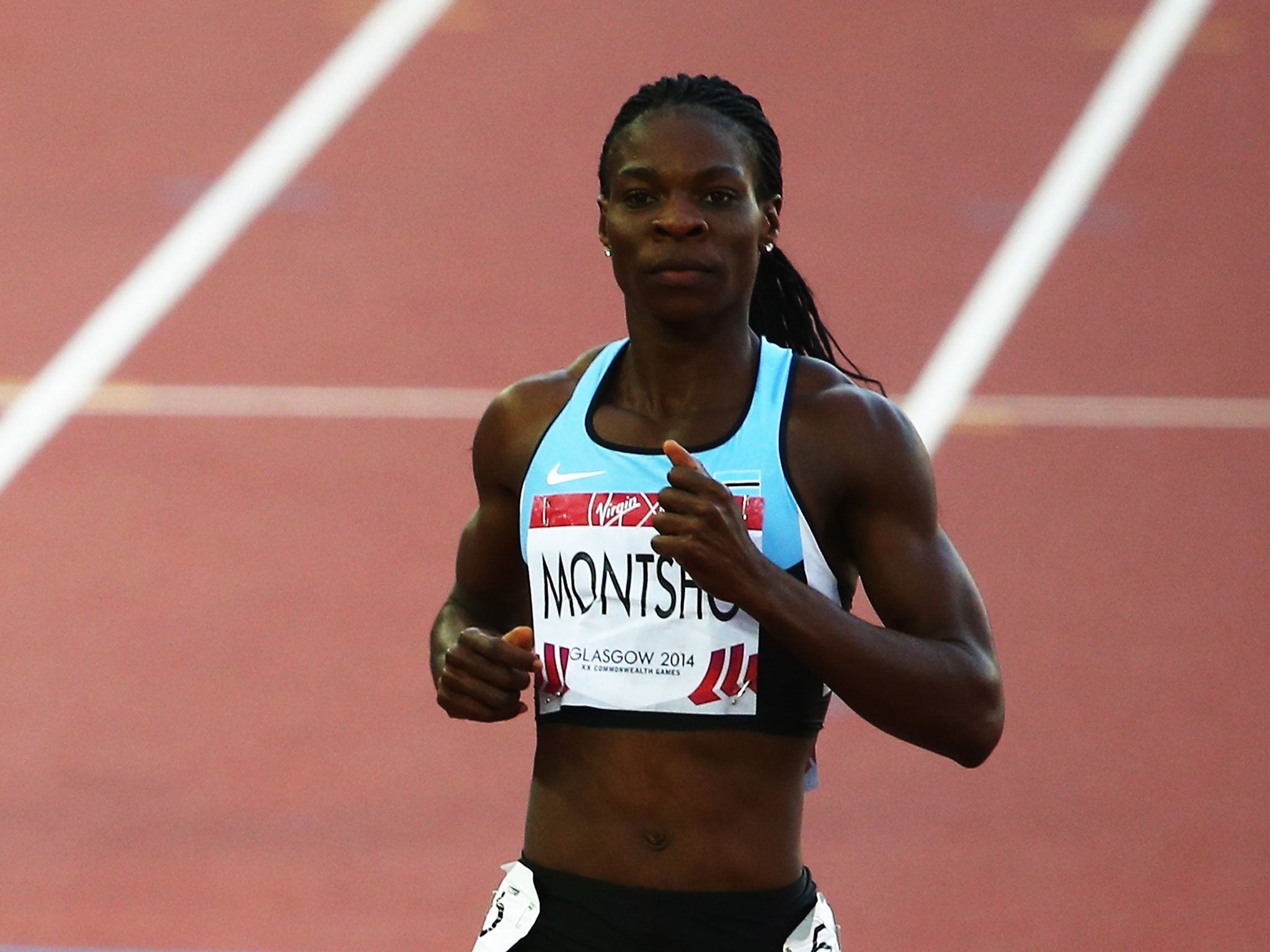 Amantle Montsho ran her close but a desperate dip on the line won Ohuruogu gold in Moscow