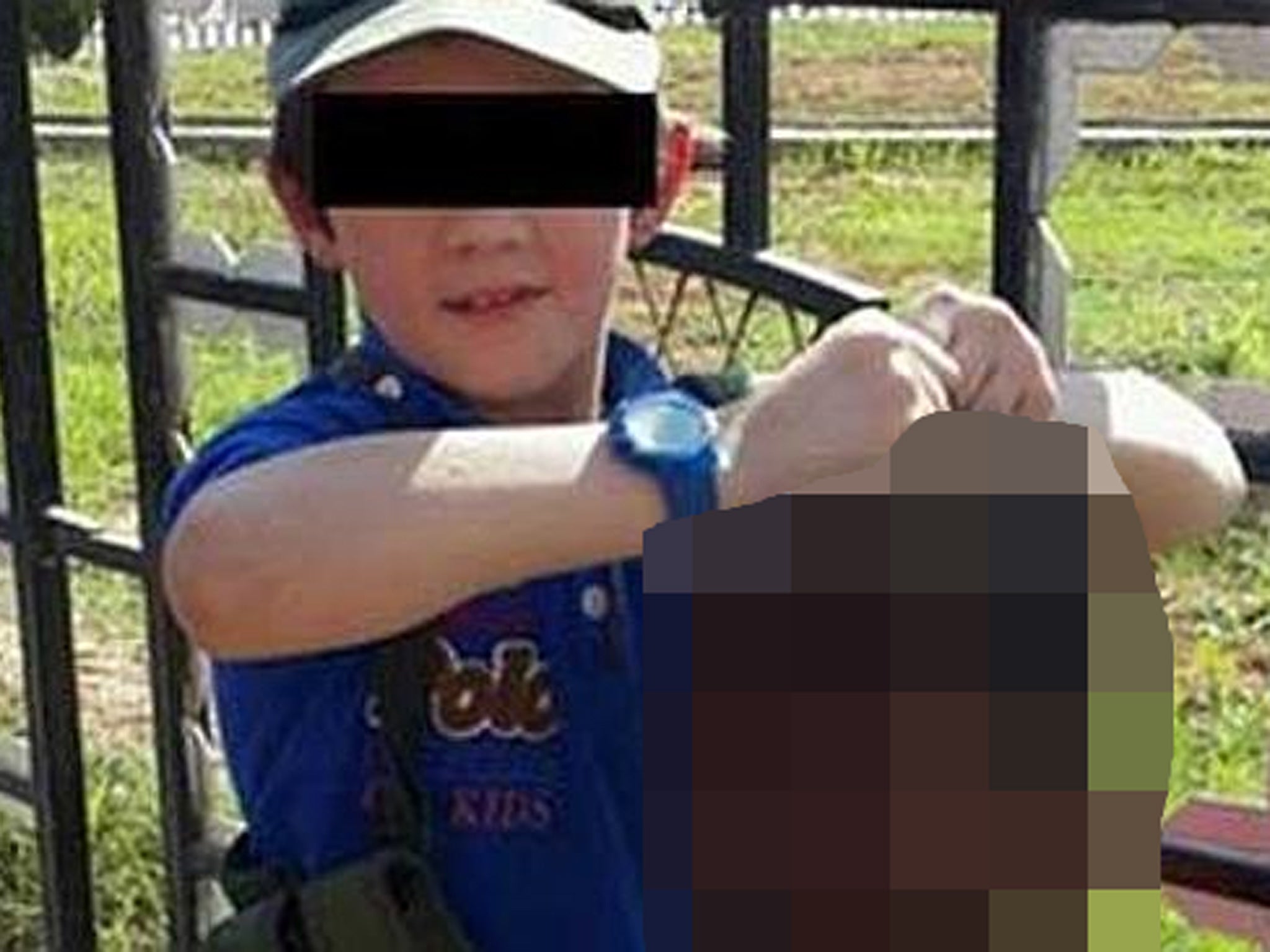 The Australian reported that this image was posted to the terrorist Khaled Sharrouf’s Twitter profile with the caption: 'That's my boy'