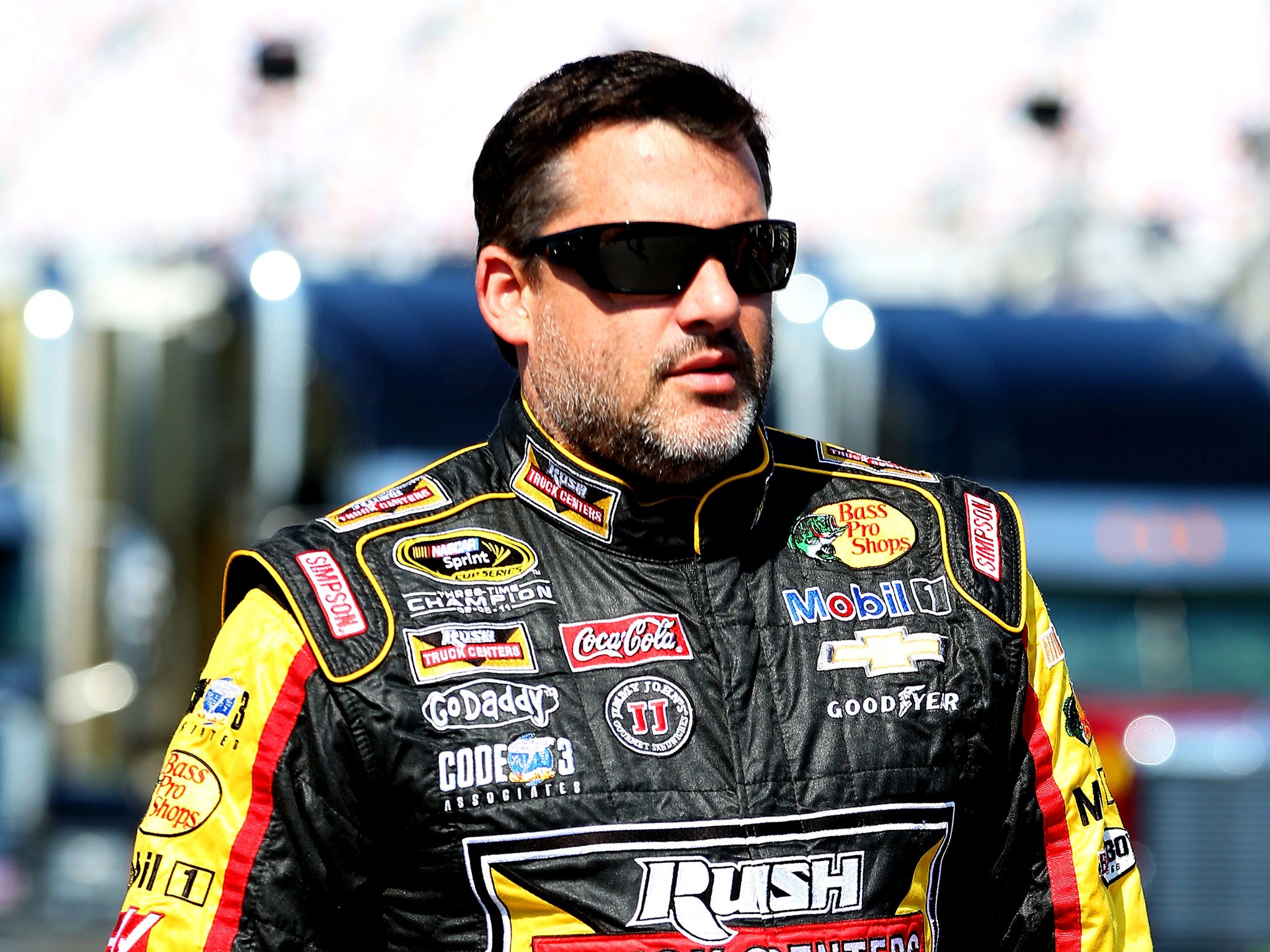 Three-time NASCAR champion Tony Stewart