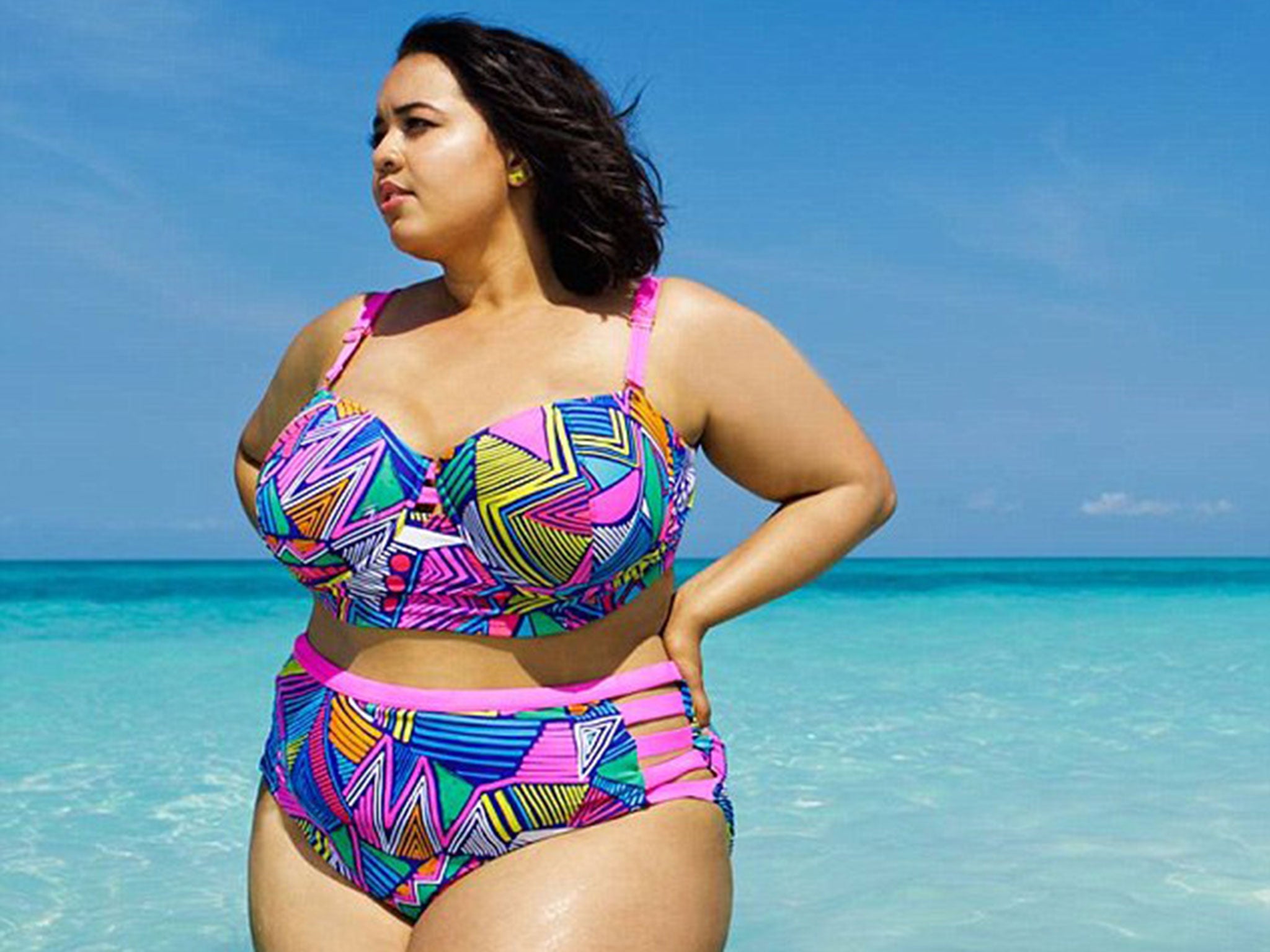 One of the plus-sized bikinis from Gabi Gregg's collection