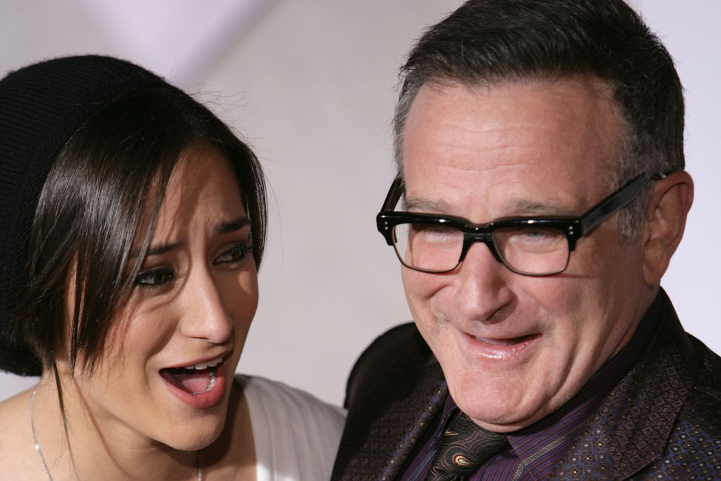 Zelda and Robin Williams, at the premiere of Old Dogs together in 2009