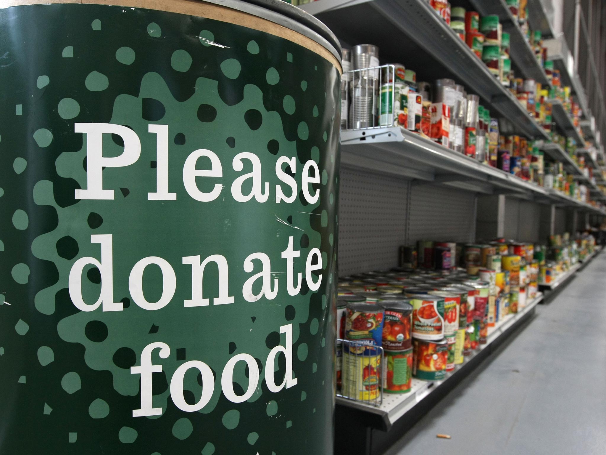 The report exposed increasing reliance on food banks