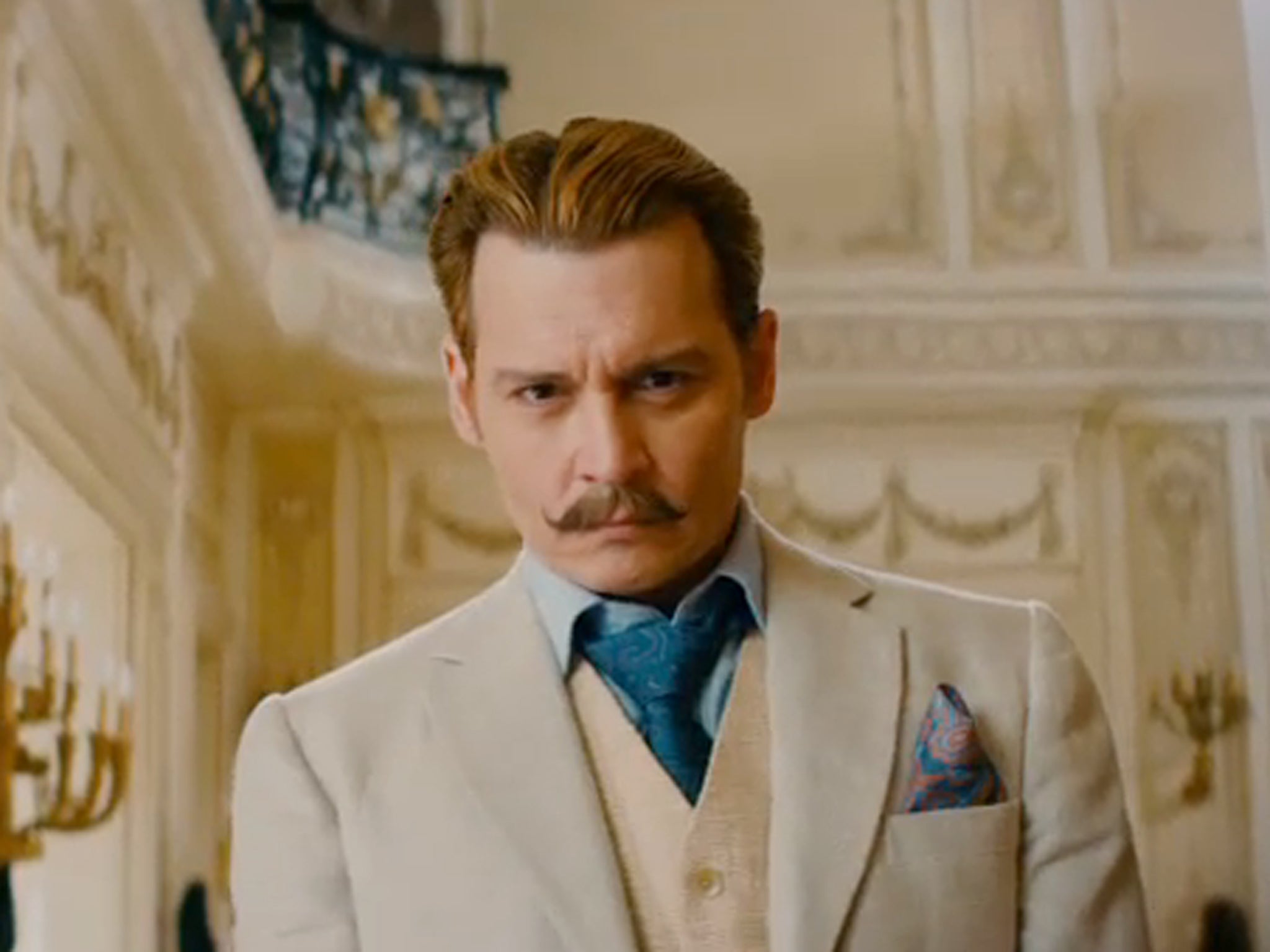 Johnny Depp stars as Charlie Mortdecai