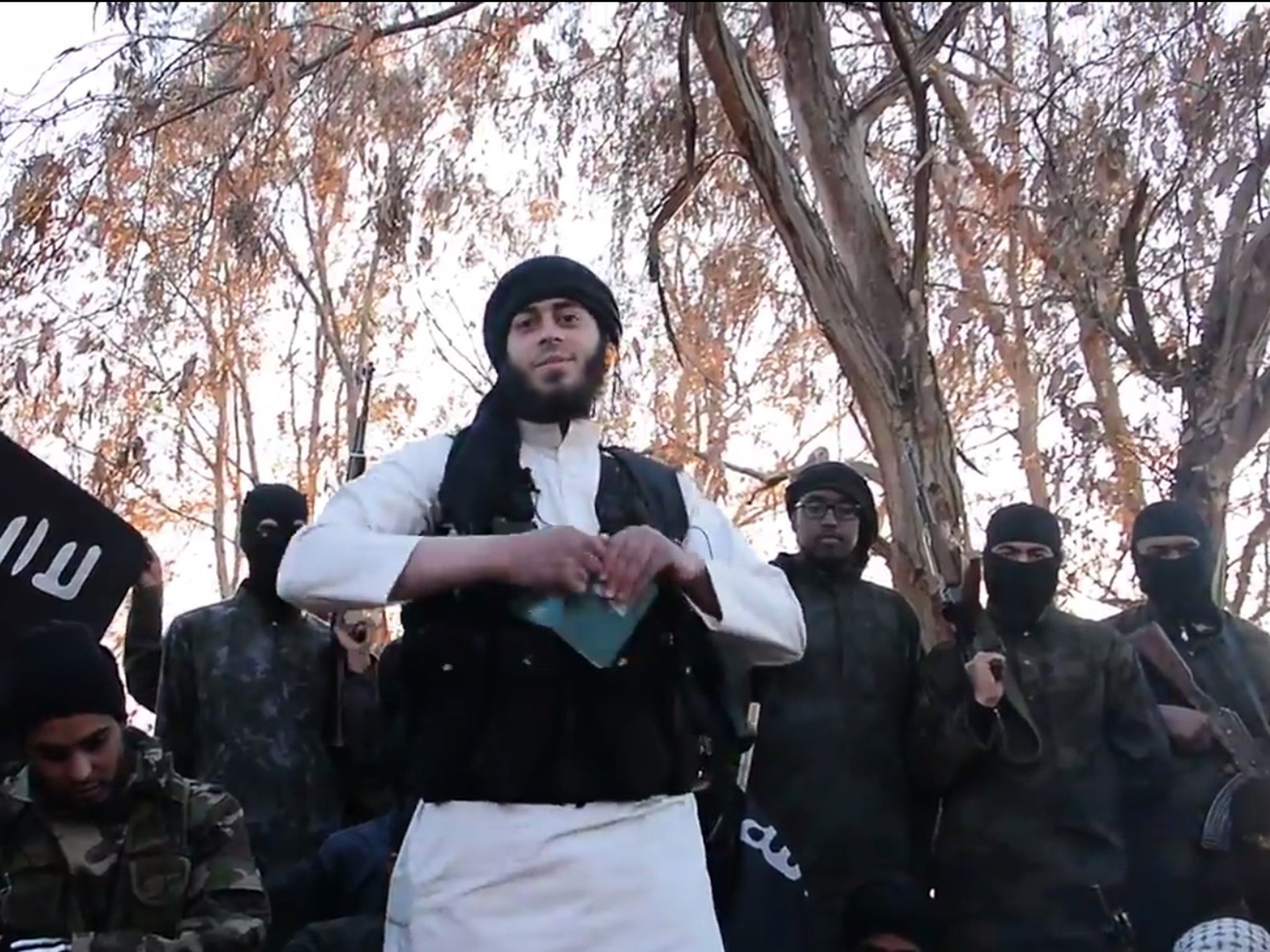 Isis Jihadists burn their passports