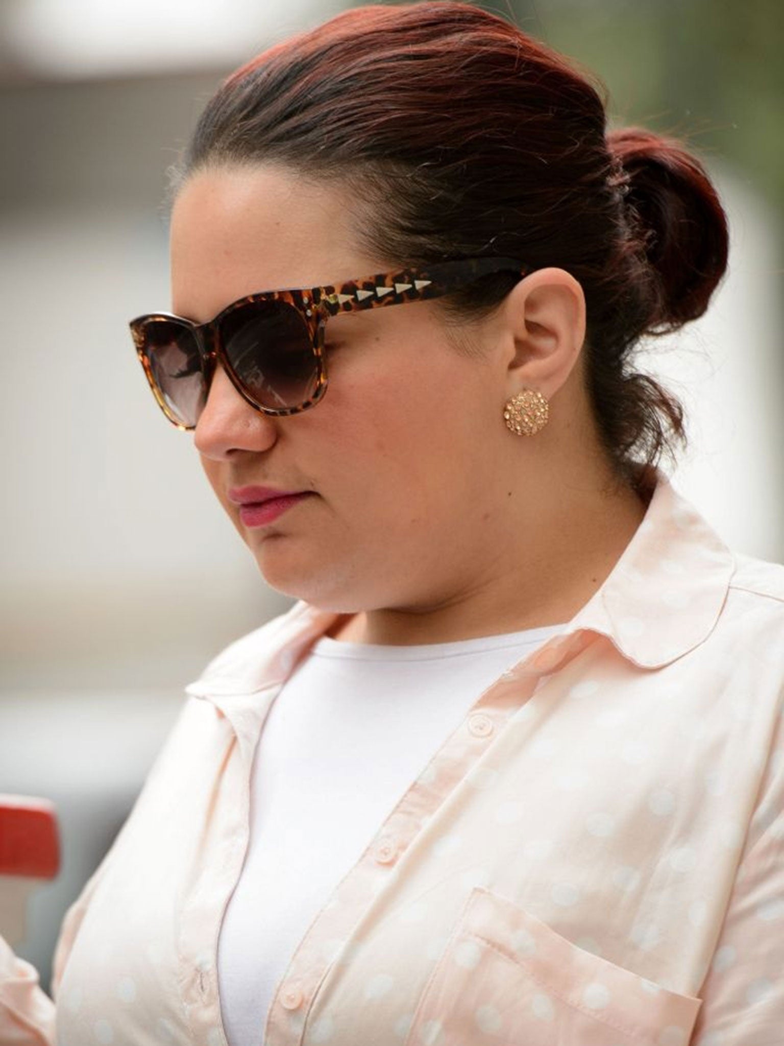 Amal El-Wahabi arrives at the Old Bailey court in central London. (AFP)