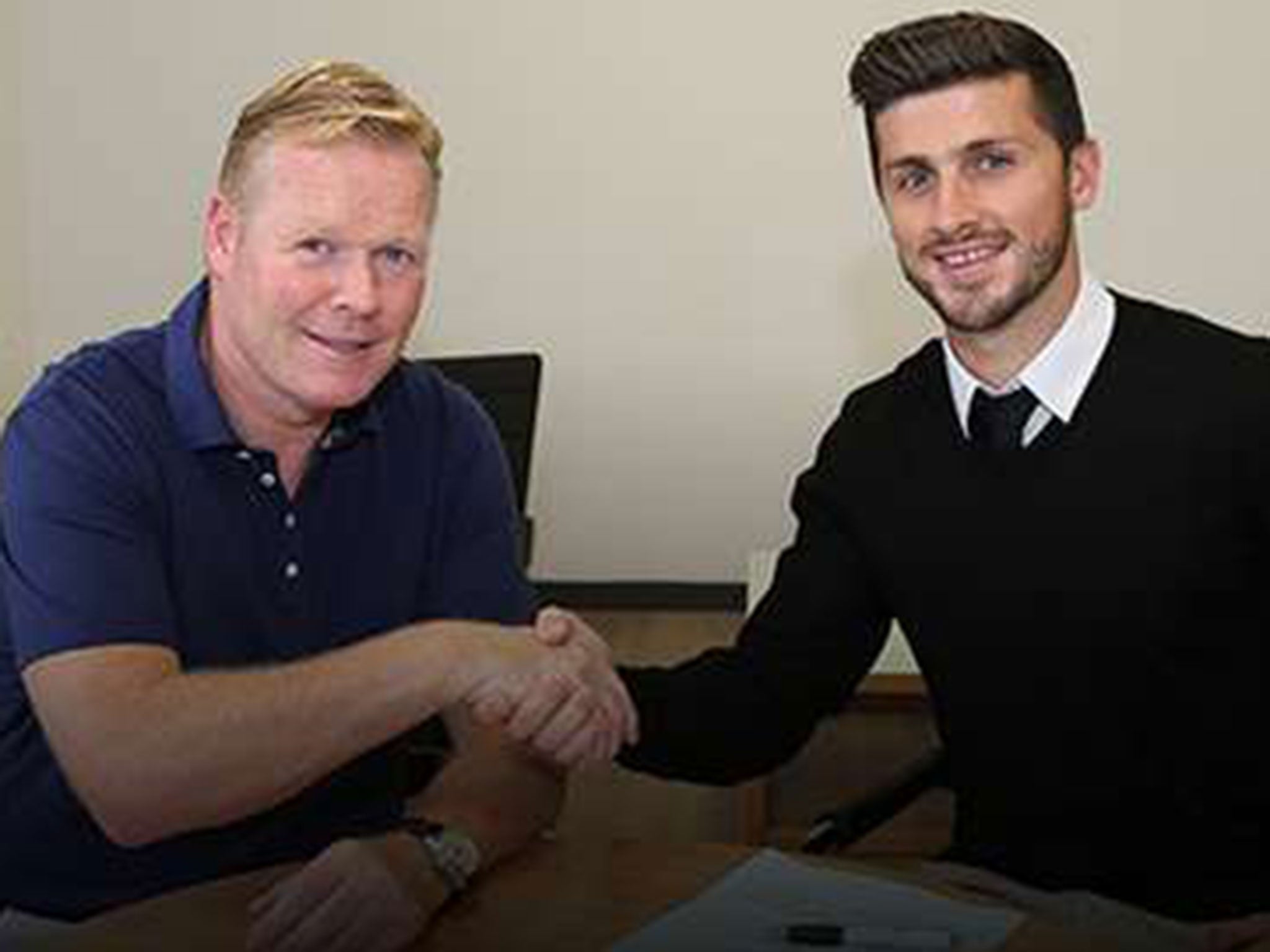 Ronald Koeman and Shane Long