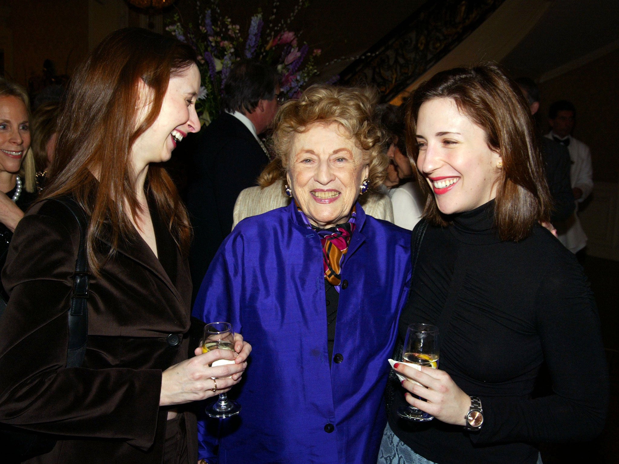 Bel Kaufman at the Columbus Club, New York in 2003