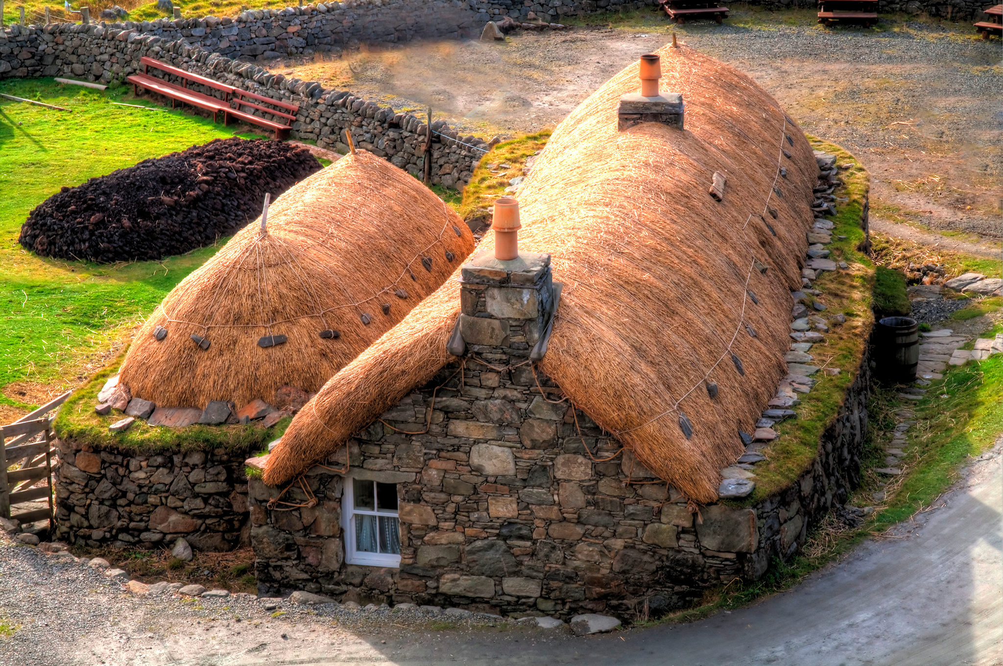 Stornoway is the island’s tiny capital and next morning I wander its granite streets, past the harbour lined with fishermen in yellow oilskins, heaving nets and chatting in Gaelic