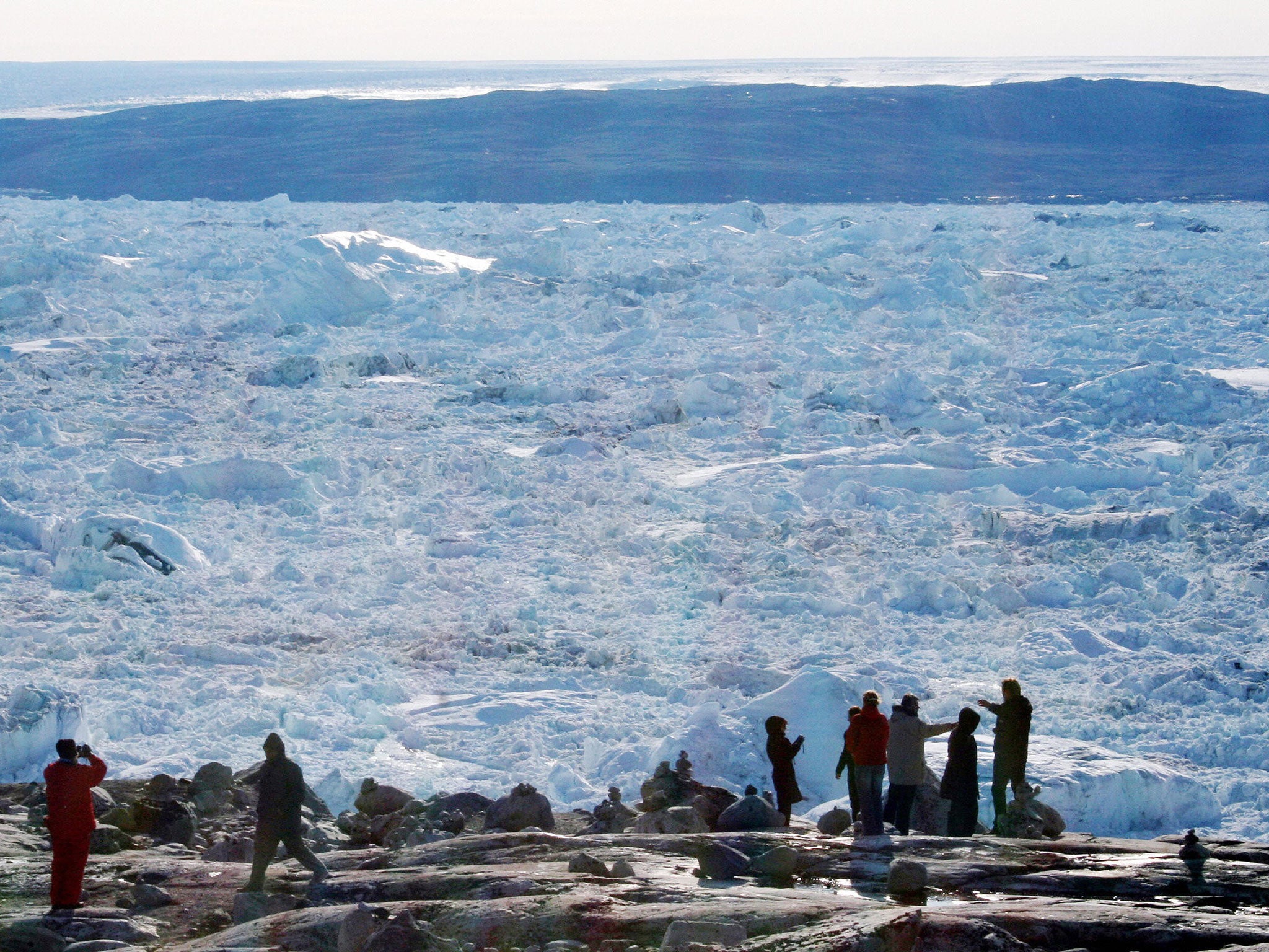 Only as a result of the long-term monitoring of mountain glaciers did it become apparent that they were disappearing