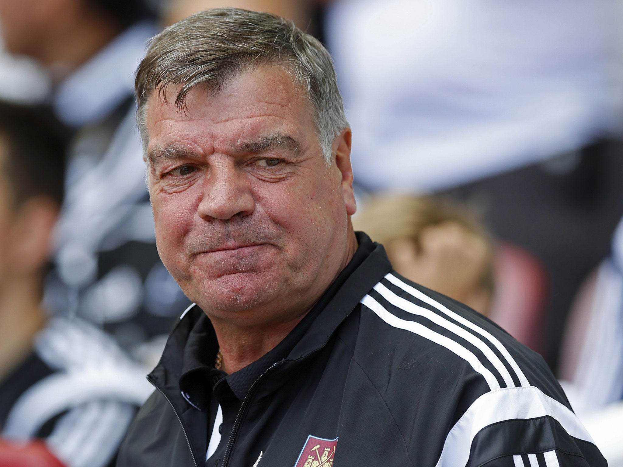 West Ham manager Sam Allardyce