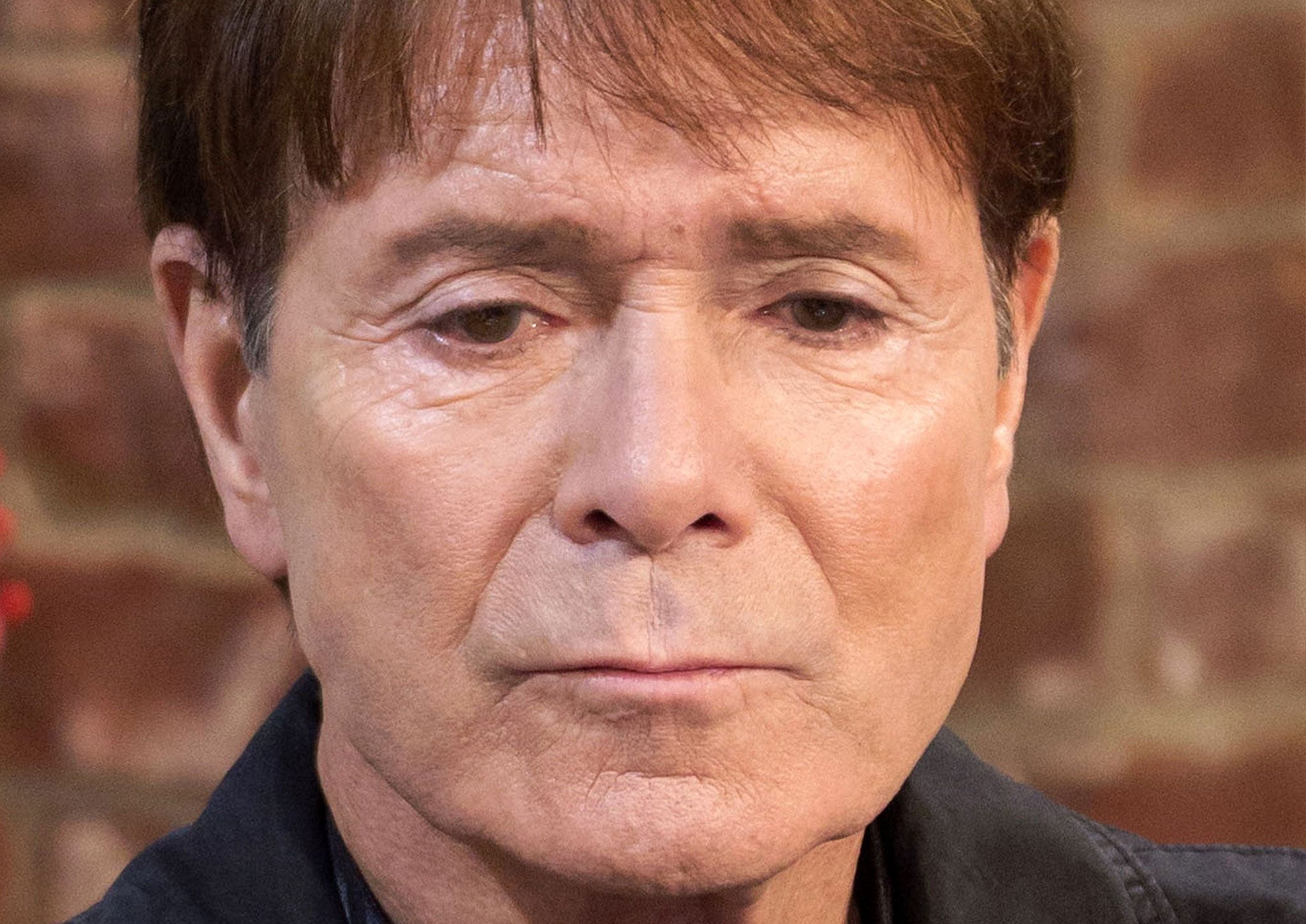 Cliff Richard on the set of This Morning last November