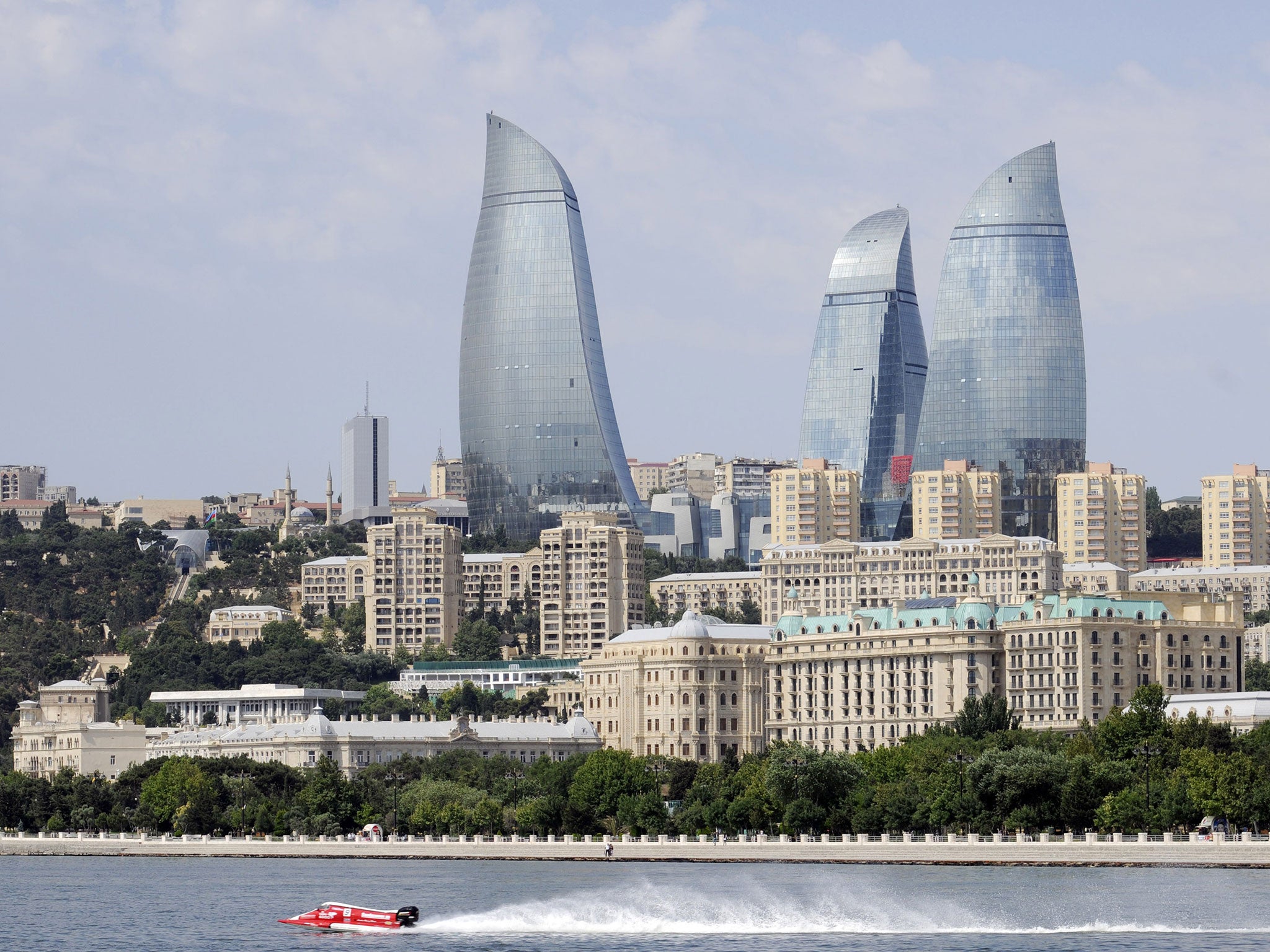 Baku is described as the ‘Cannes of the Caspian’