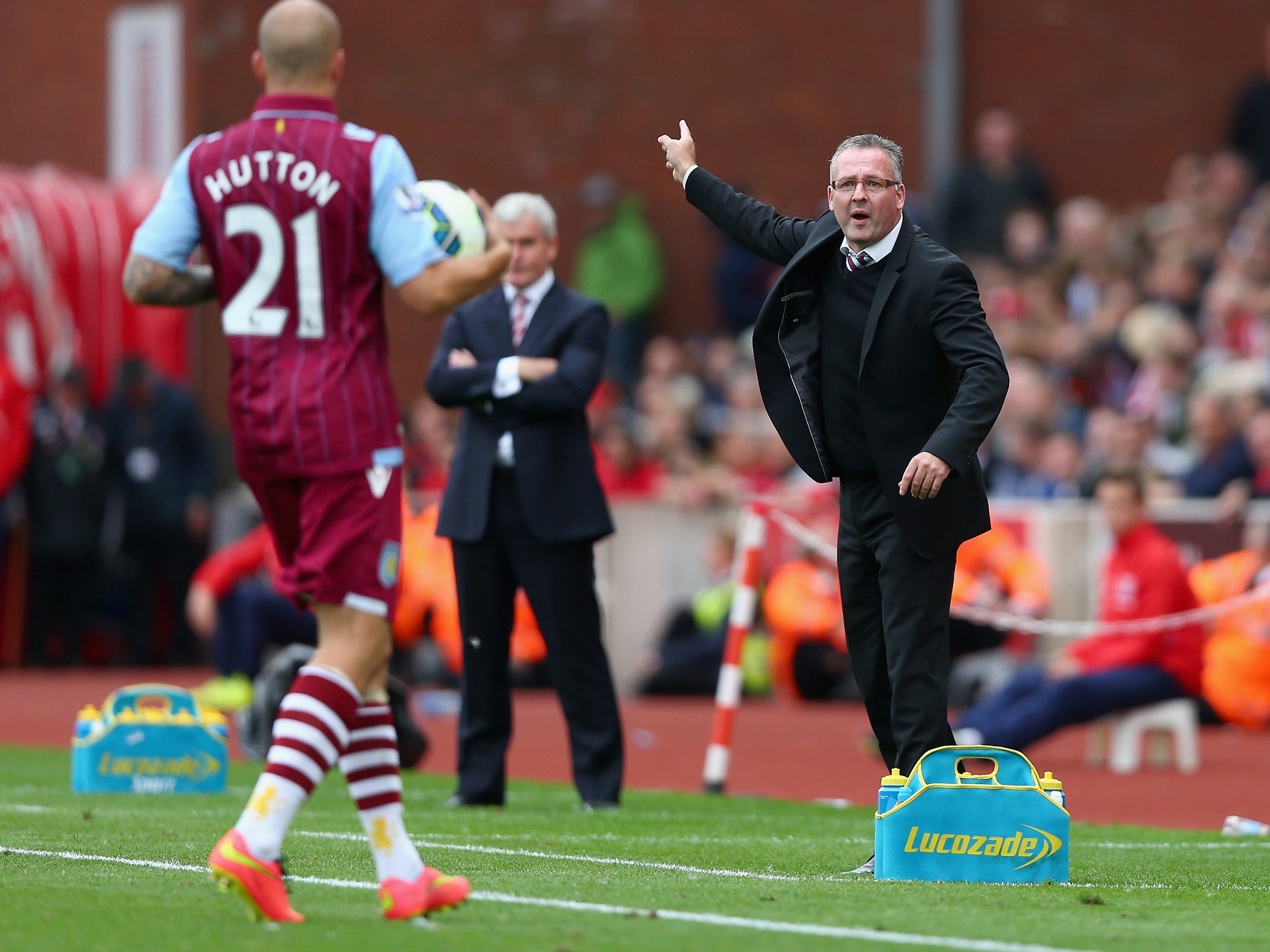 Alan Hutton and Paul Lambert