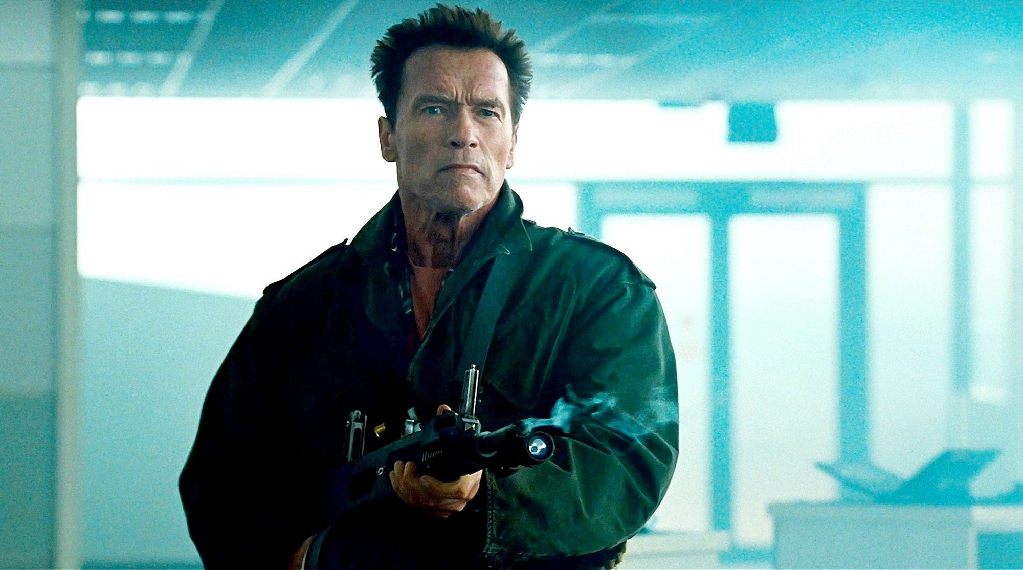 Arnold Schwarzenegger has never portrayed an openly gay character on the big screen