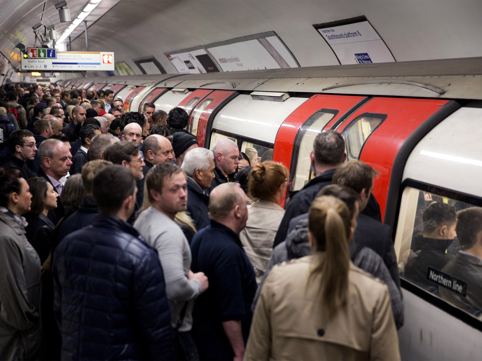 The charity is placing posters at 100 London Underground stations