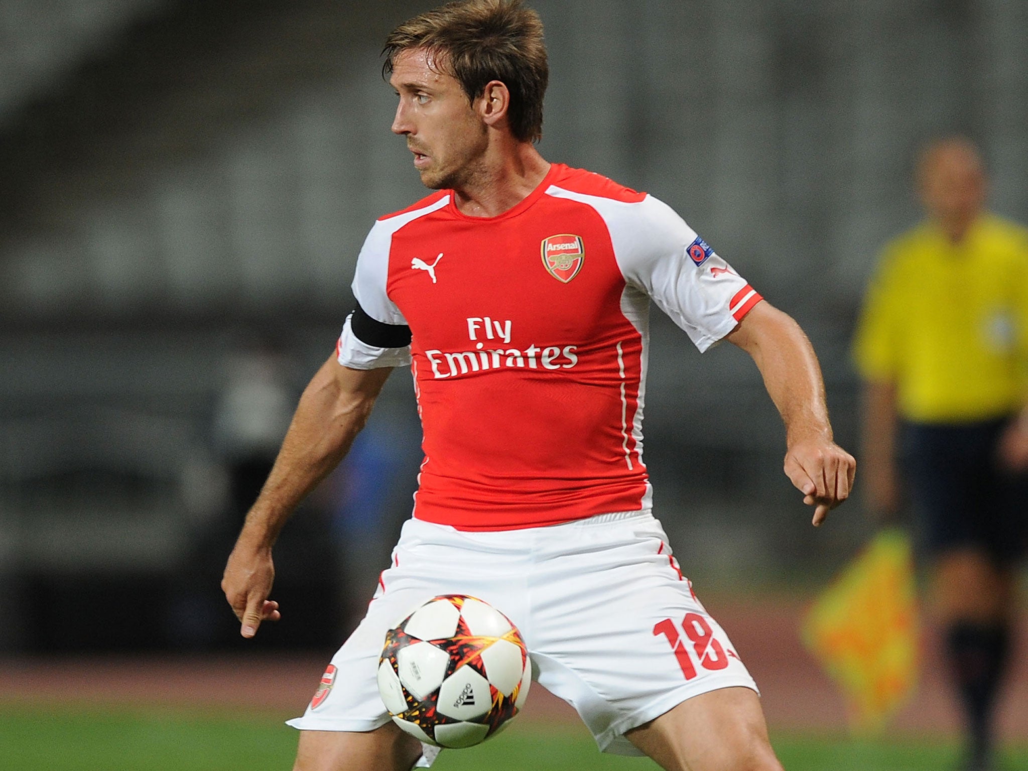 Nacho Monreal is also a doubt for Borussia Dortmund