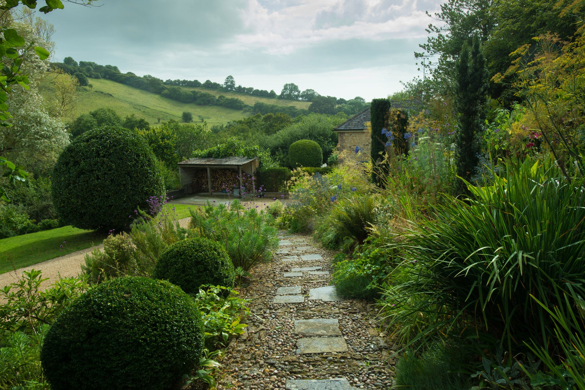 Pure pleasure: A view of Anna's garden