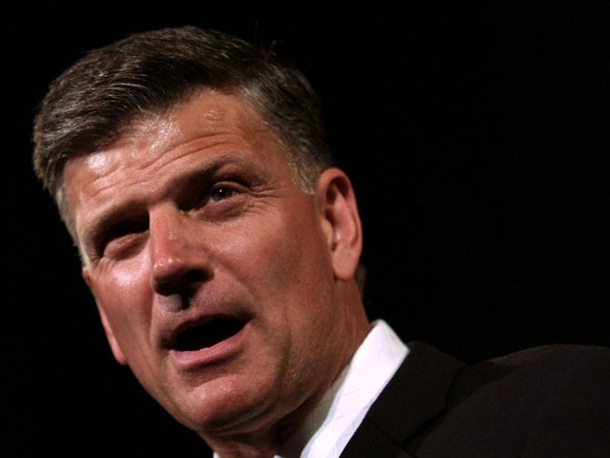 The Christian group's leader Franklin Graham